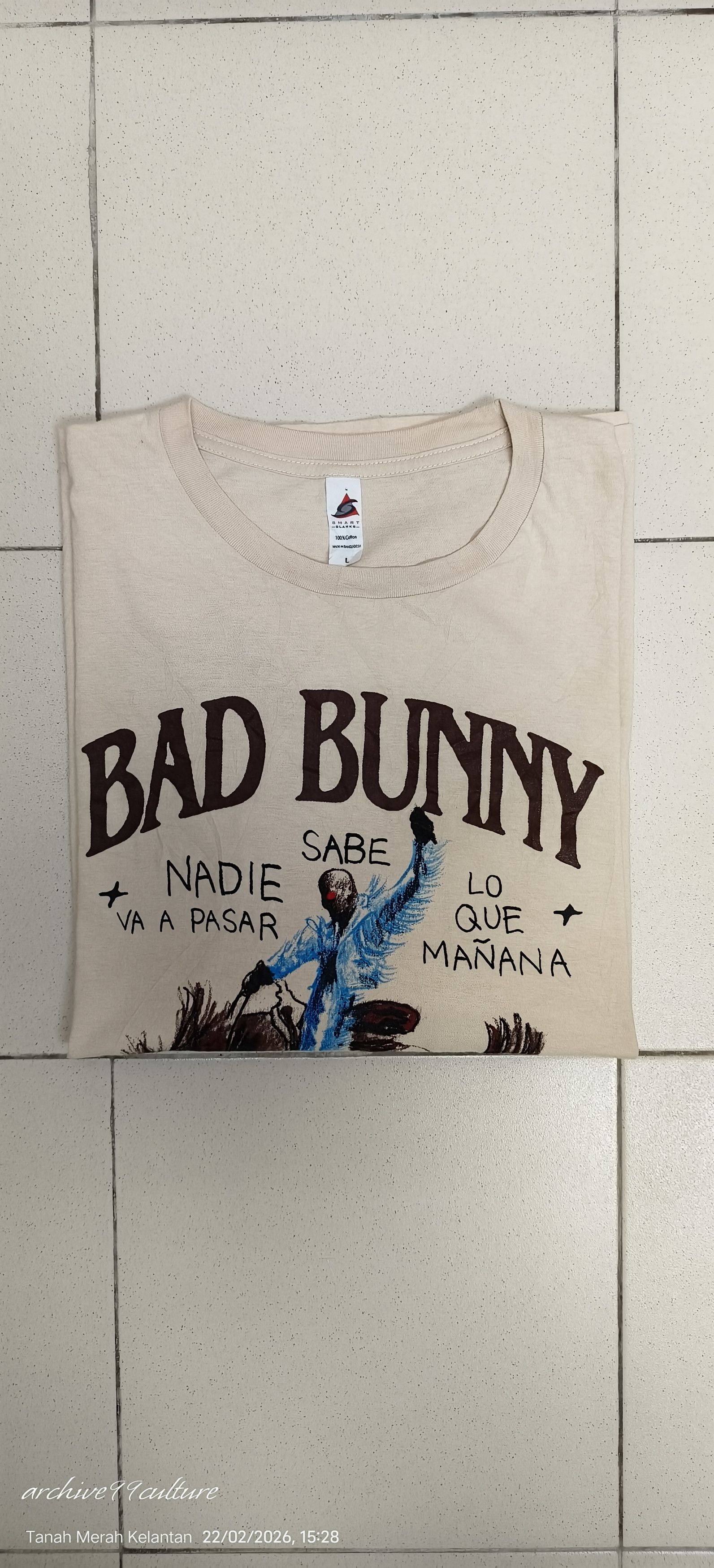 Other Bad Bunny "Most Wanted Tour" 2024 LS Official Merch Size US L / EU 52-54 / 3 - 11 Thumbnail