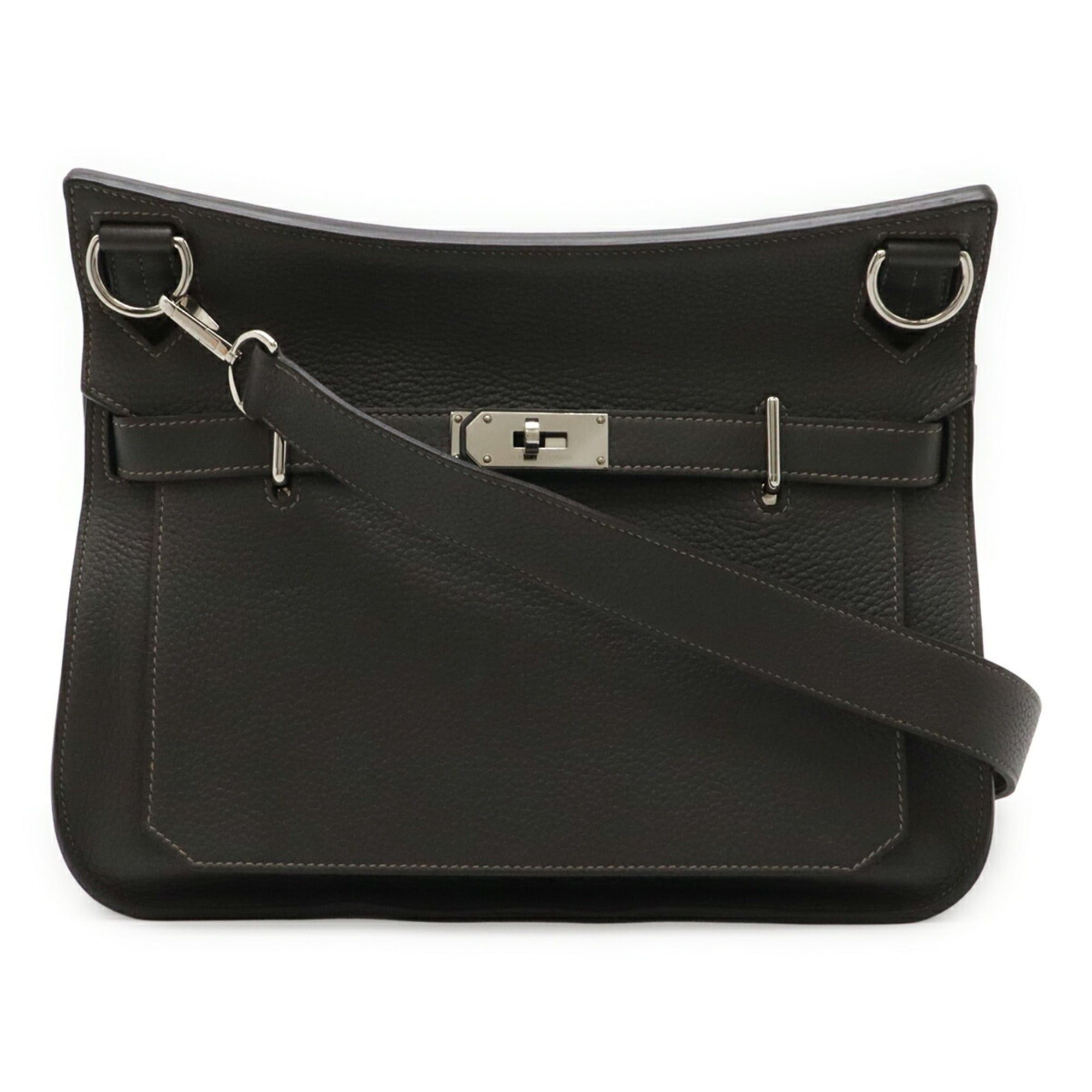 Hermes HERMES Jypsiere 34 Shoulder Bag/Handbag, Togo Leather, Gray, □O Stamp Size ONE SIZE - 1 Thumbnail