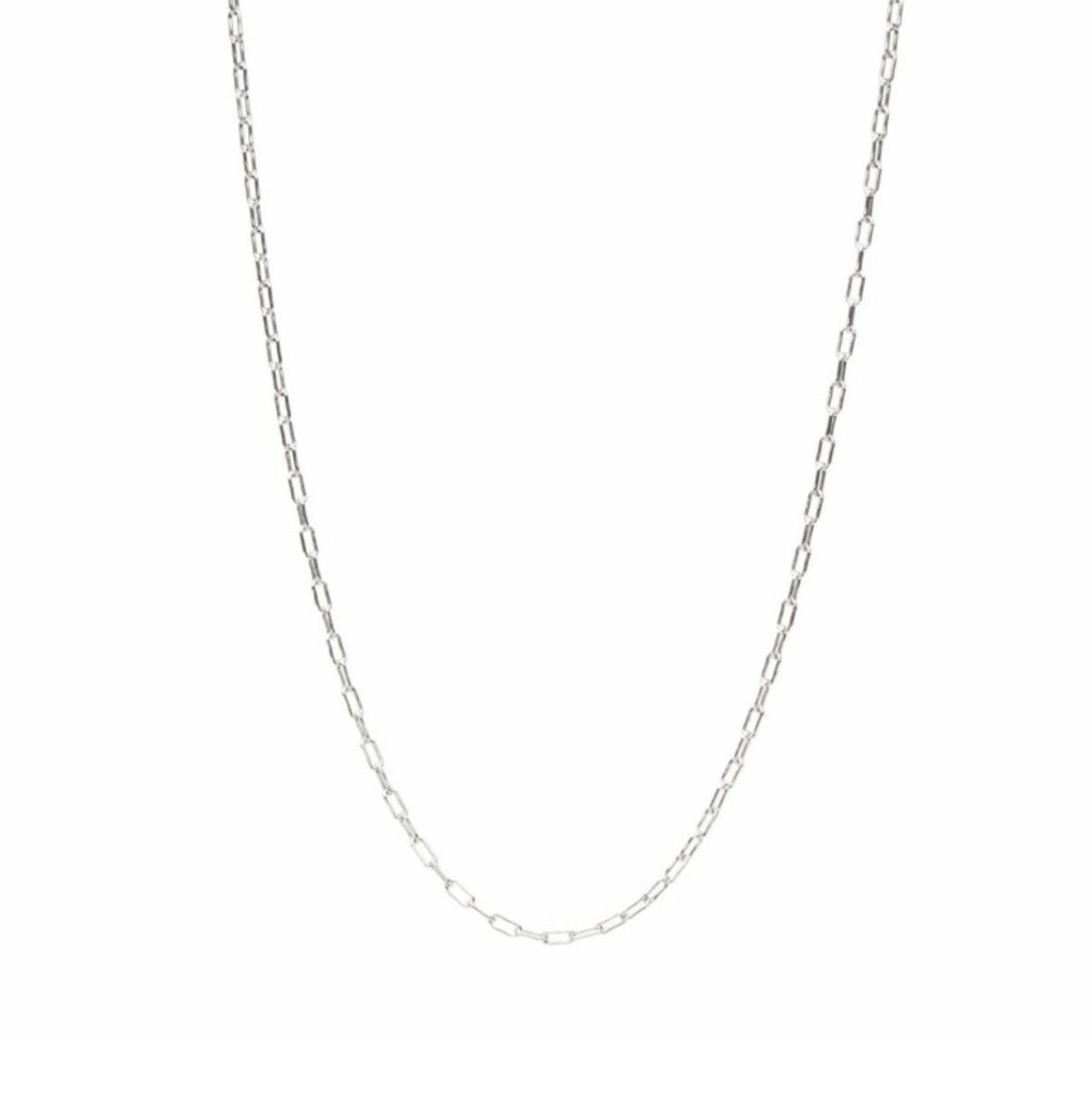 Saint Laurent Paris Saint Laurent Long Chain Necklace Silver NWT Size ONE SIZE - 7 Thumbnail
