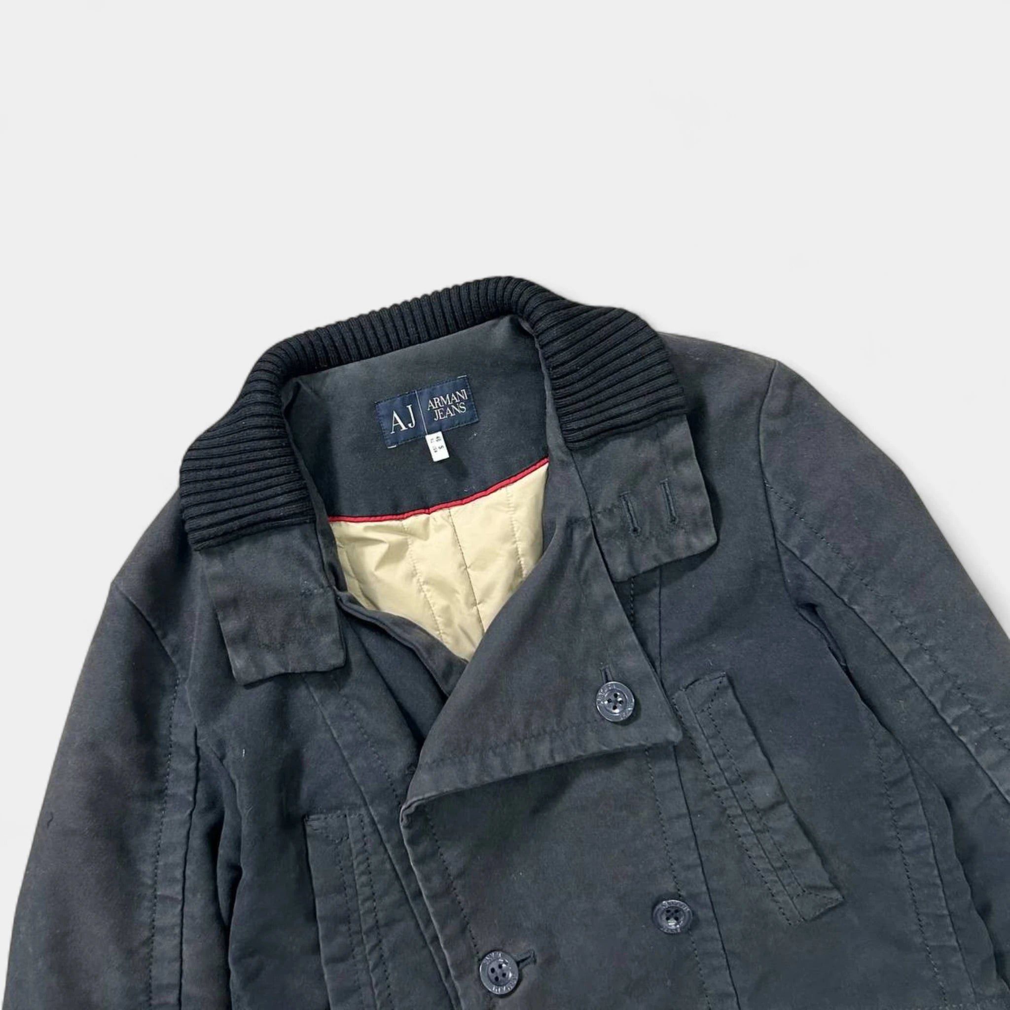 Armani Armani Classic Long Button Navy Coat Size US M / EU 48-50 / 2 - 3 Thumbnail