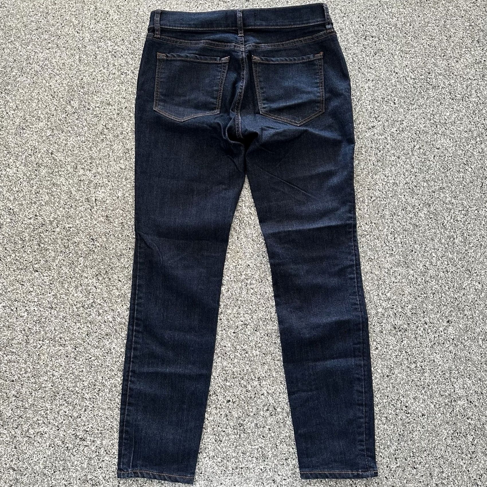 Loft LOFT Ann Taylor Loft Modern Jeans Skinny Womens 2 26x25 Dark Wash Stretch Denim 5-Pocket Womens Jeans Size 26" / US 2 / IT 38 - 3 Thumbnail