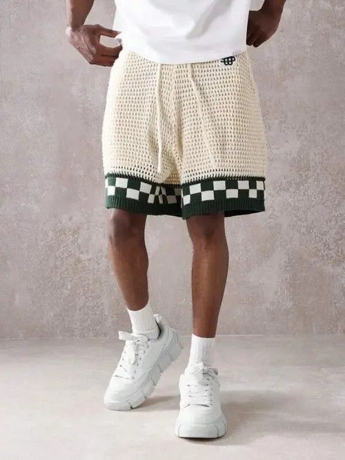 Jean × Vintage Knittedl Vintage Retro OldMoney Shorts Size US 34 / EU 50 - 4 Thumbnail
