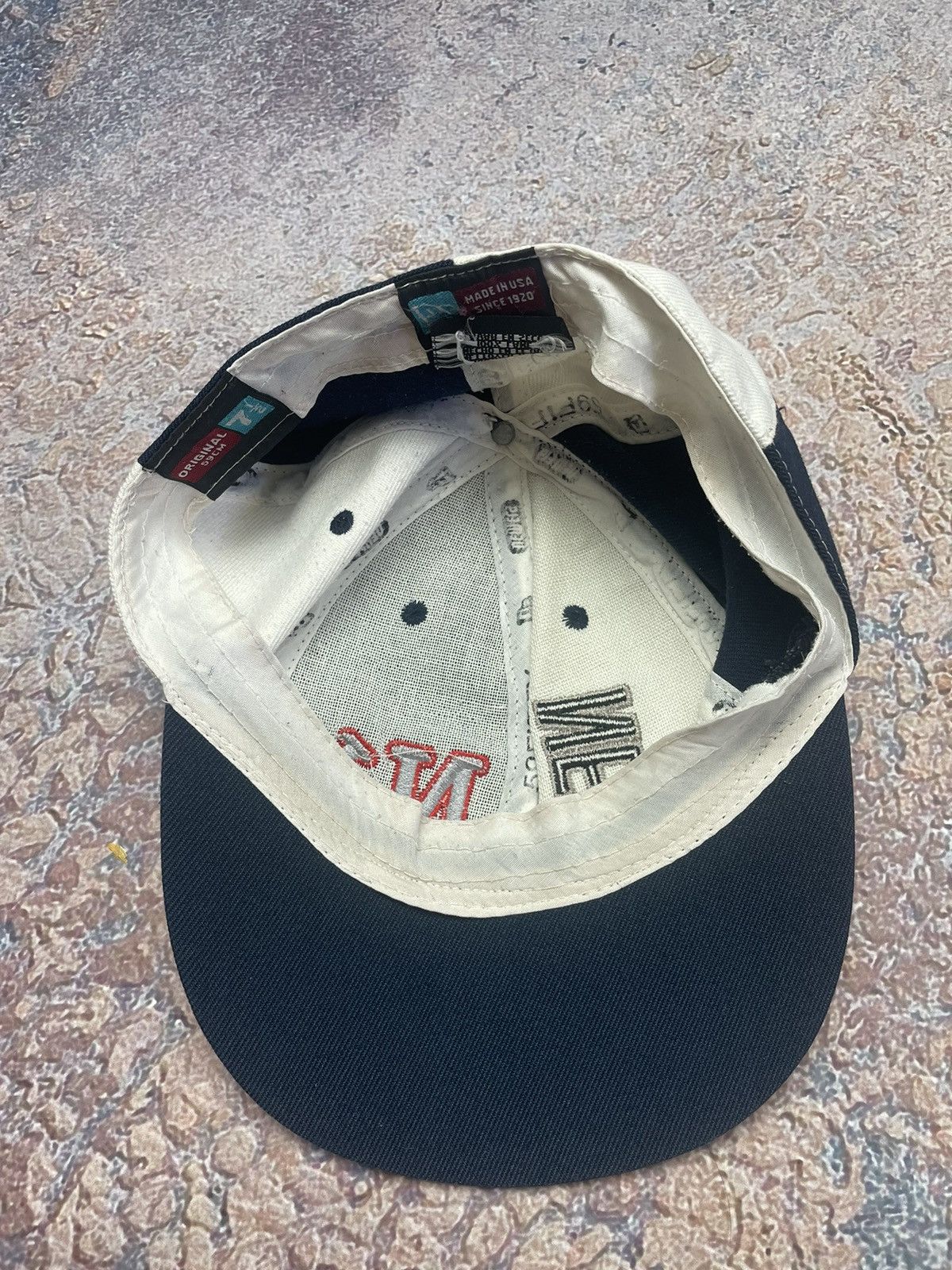 New York Yankees × Vintage Rare New York Yankees Big Logo Y2K Cap Size ONE SIZE - 7 Thumbnail