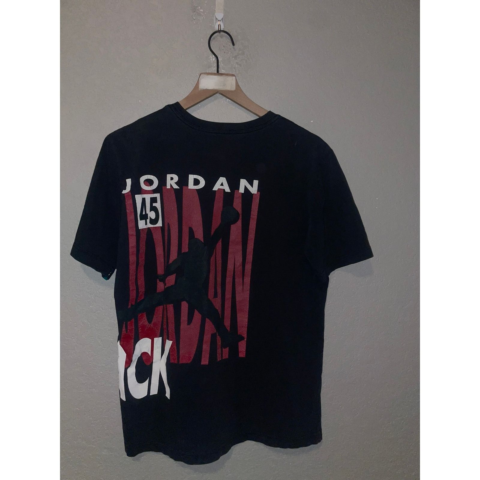 Jordan Brand Air Jordan Shirt 45 Double Nickel I'm Back Black Tee Large L Size US L / EU 52-54 / 3 - 1 Thumbnail
