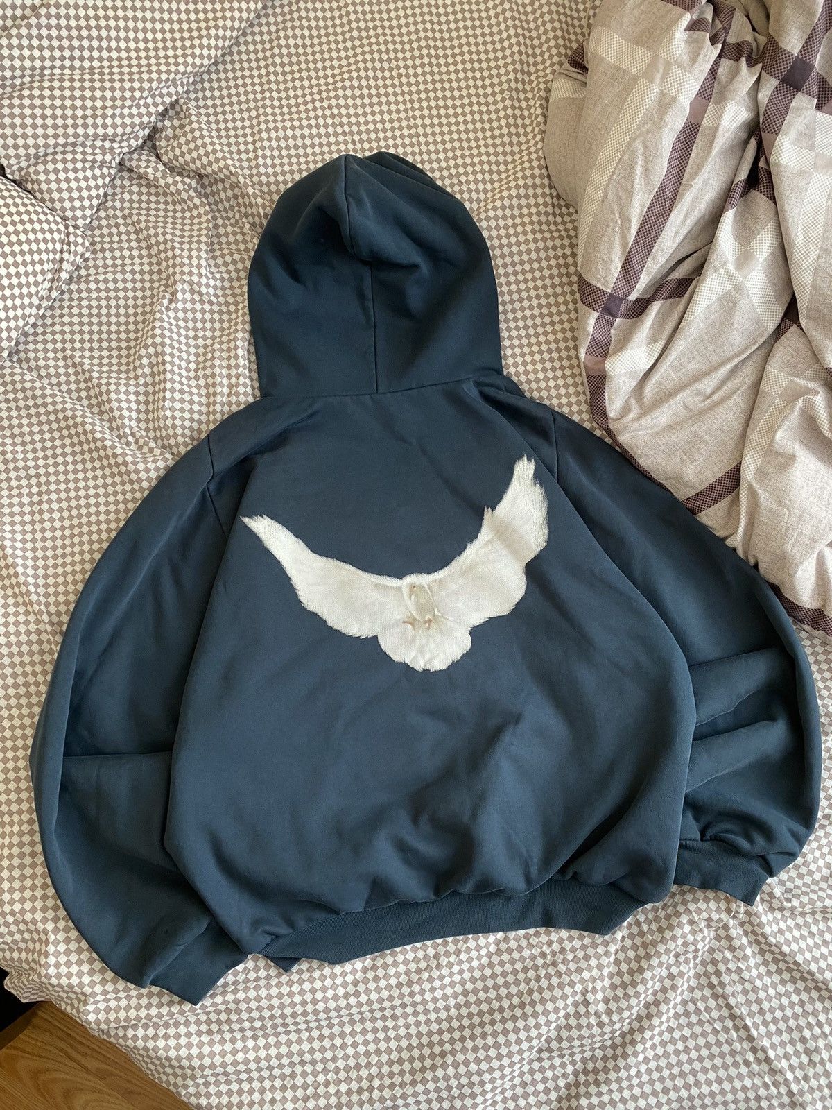 Yeezy Gap Dove Shrunken Hoodie by Balenciaga