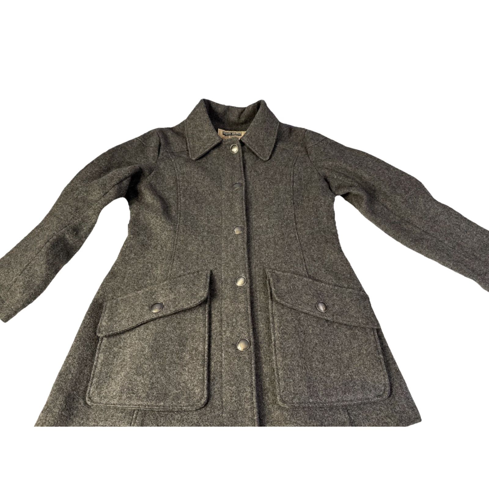 Vintage Stormy Kromer Mackinaw Wool Peacoat Coat Jacket Gray Women’s S Small Size S / US 4 / IT 40 - 5 Thumbnail
