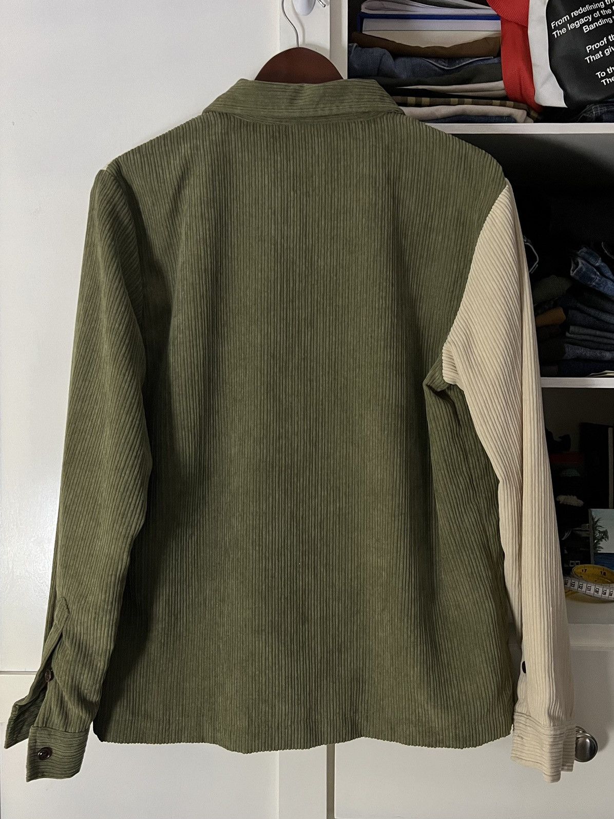 Vintage Green and Beige Corduroy Zip Up Overshirt Jacket Size US S / EU 44-46 / 1 - 7 Thumbnail