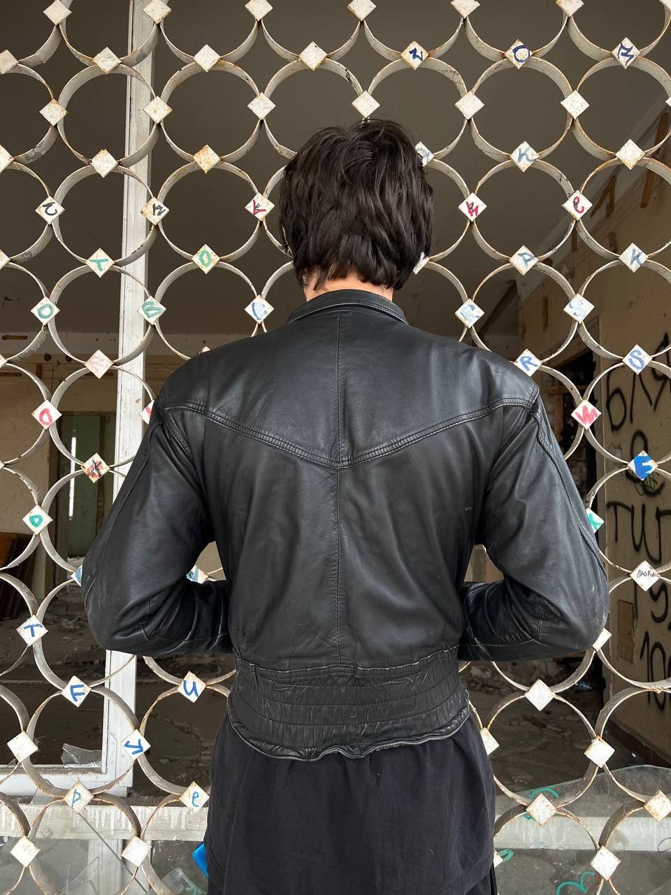 Vintage Vintage Y2K Real Leather Owens Style Opium Cropped Bomber Size US M / EU 48-50 / 2 - 5 Thumbnail