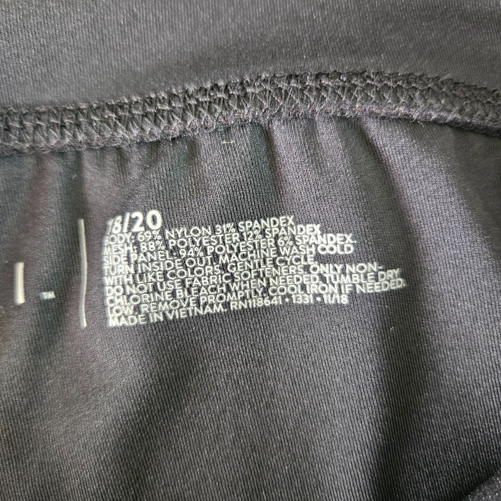 Vintage Livi Lane Bryant Womens Leggings Sz 18/20 Black Pink Laser Cut Pockets leggings 18 Womens Black Pink Pockets Ankle Activewear Evening? Size 40" / US 18 - 7 Thumbnail