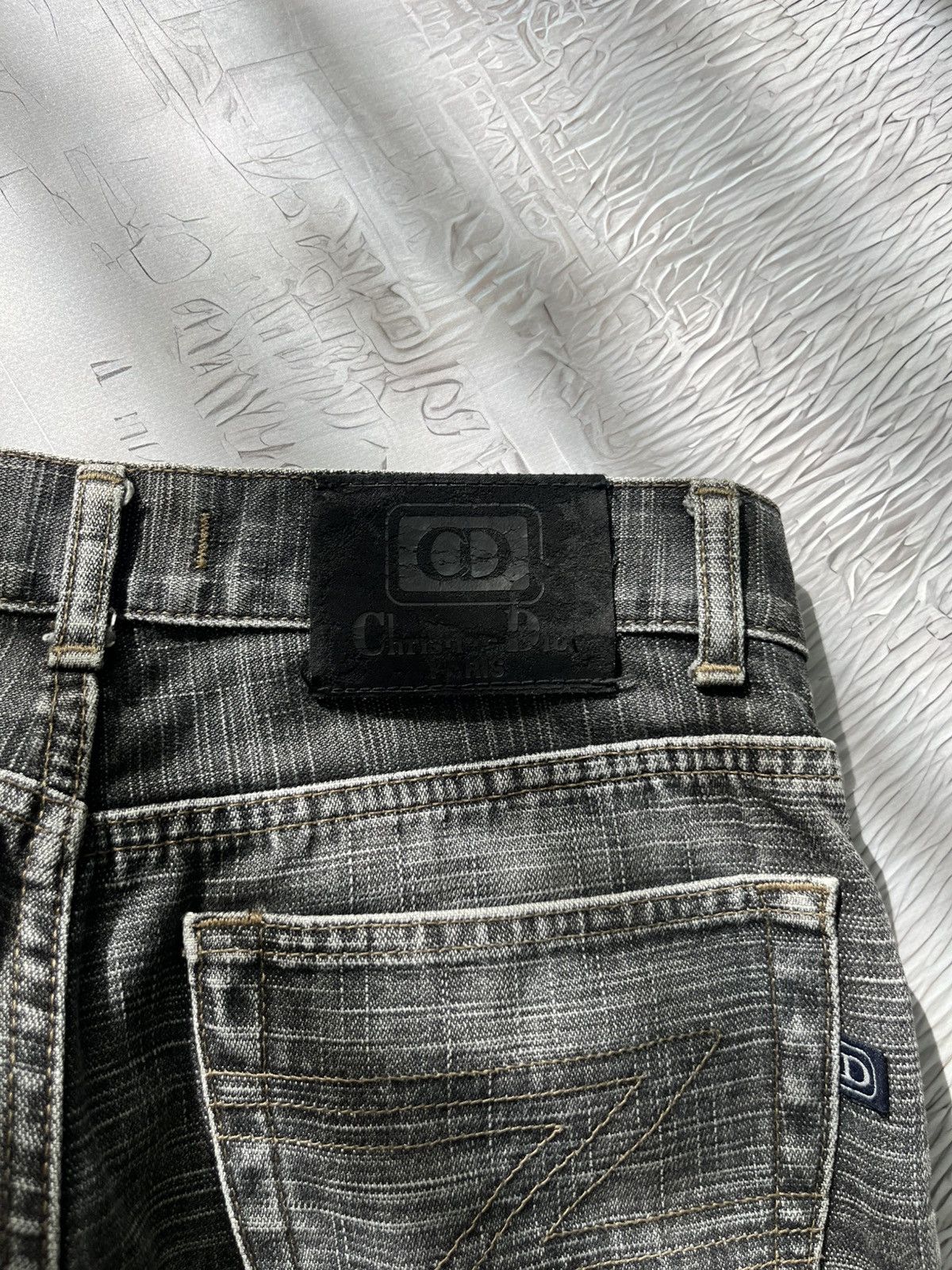John Galliano CD Vintage 90s Denim Jeans Gray John Galliano Size US 30 / EU 46 - 12 Thumbnail
