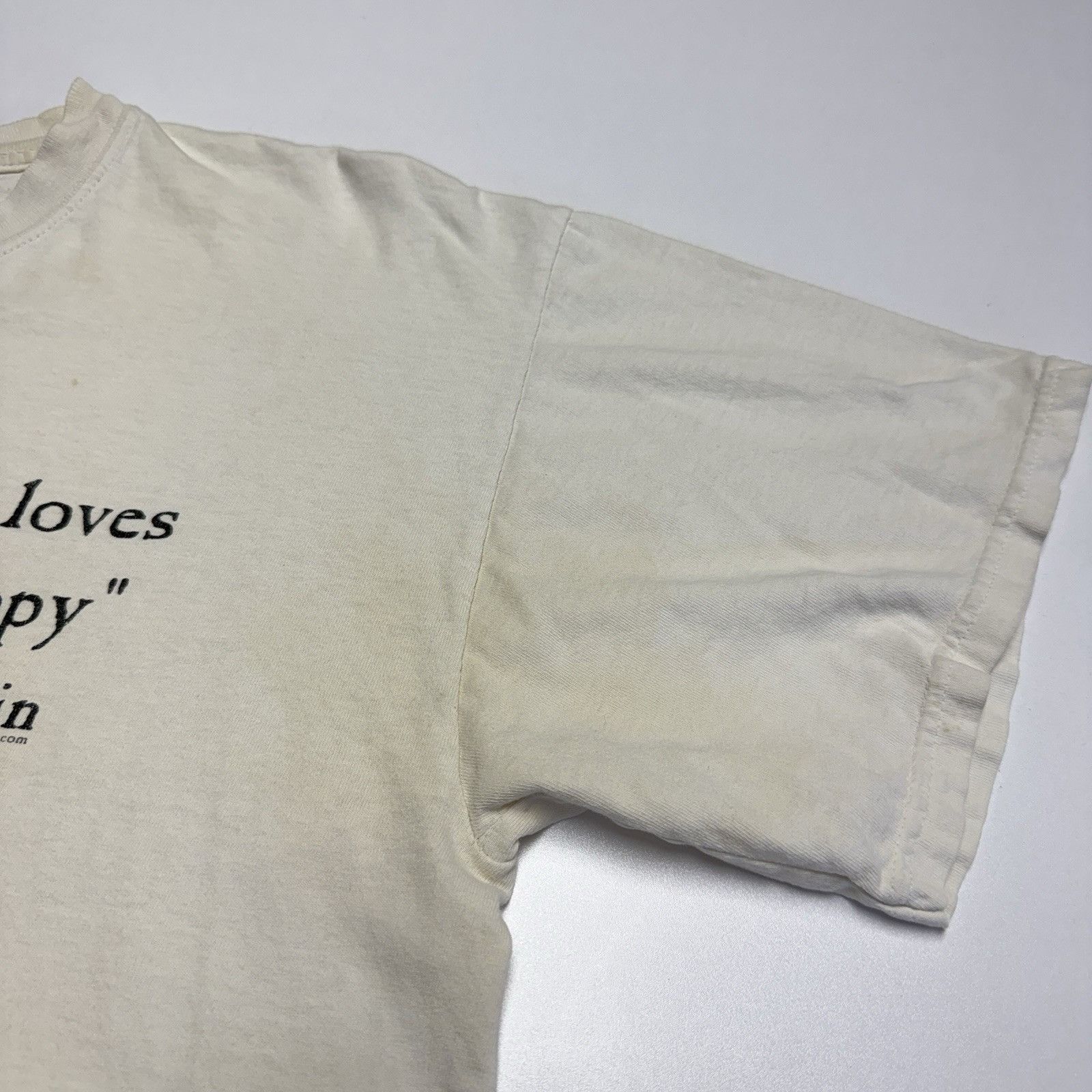 Vintage Vintage 90s Ben Franklin Beer Quote T Shirt Mens XL White Size US XL / EU 56 / 4 - 5 Thumbnail