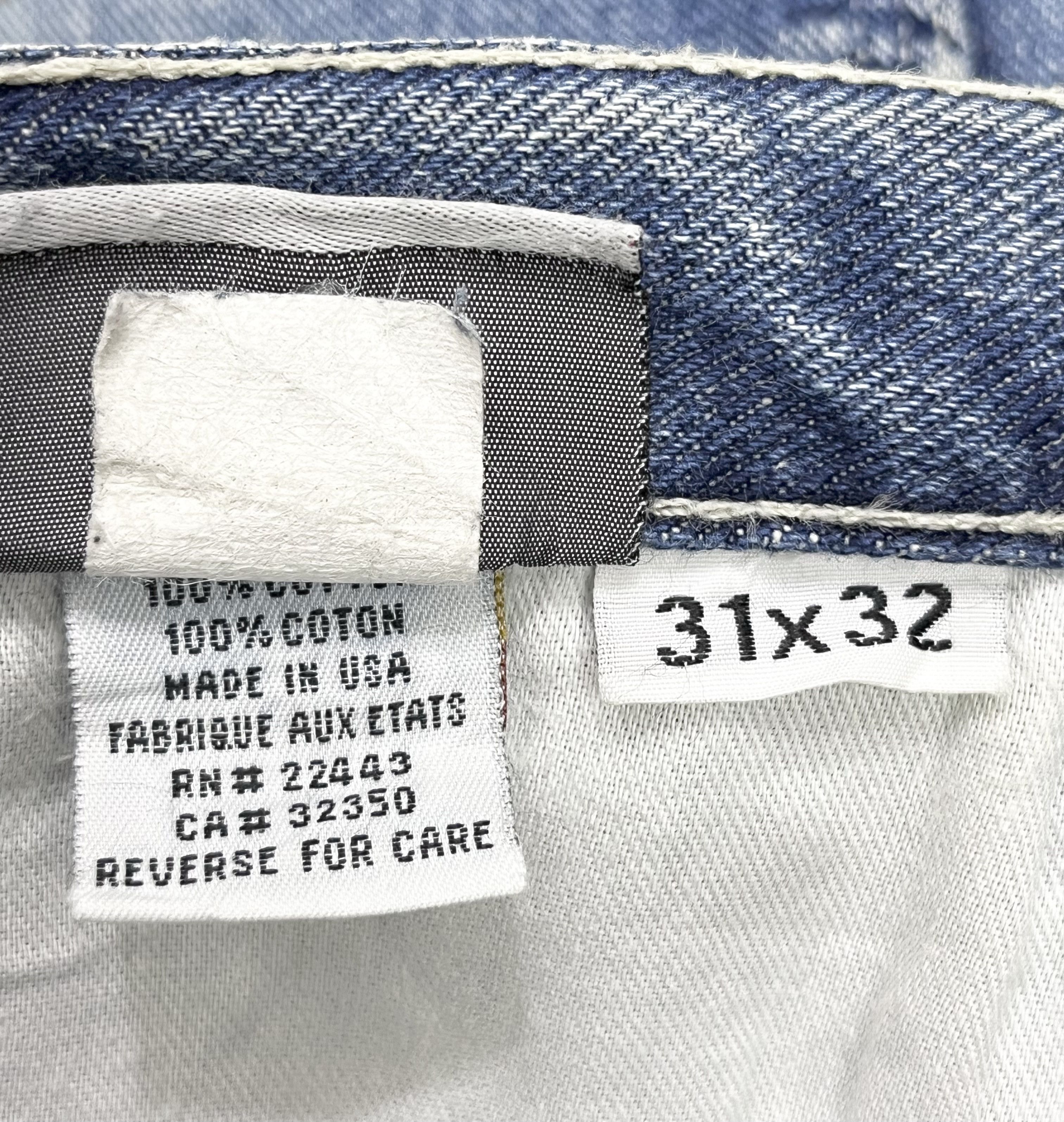 Quiksilver × Vintage 🌊Vintage 90’s QUIKSILVER Carpenter Relaxed Fit Baggy Denim Size US 30 / EU 46 - 15 Thumbnail