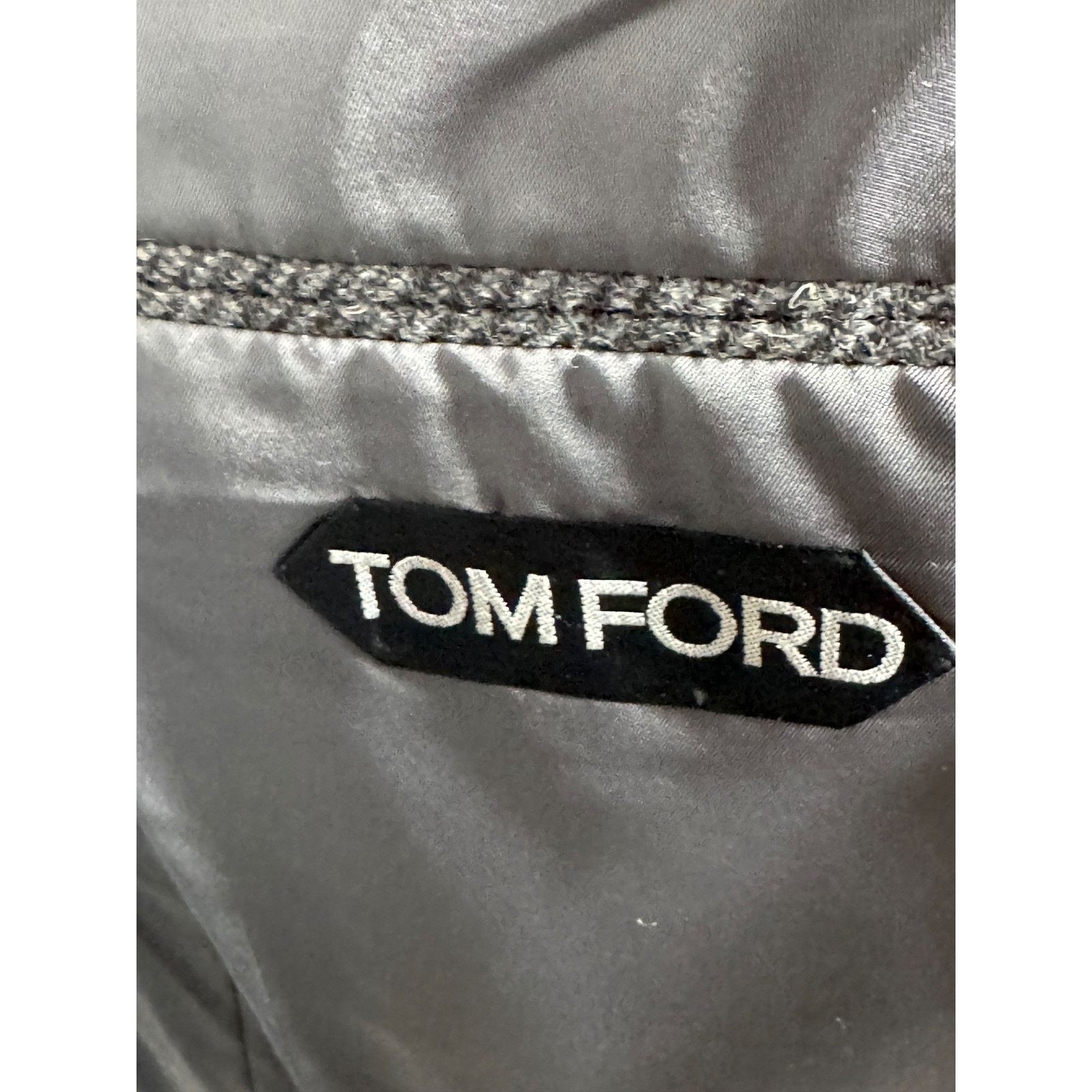 Tom Ford Tom Ford Gray Alpaca Cashmere Tweed Blazer Jacket 44R Peak Size 44R - 5 Thumbnail