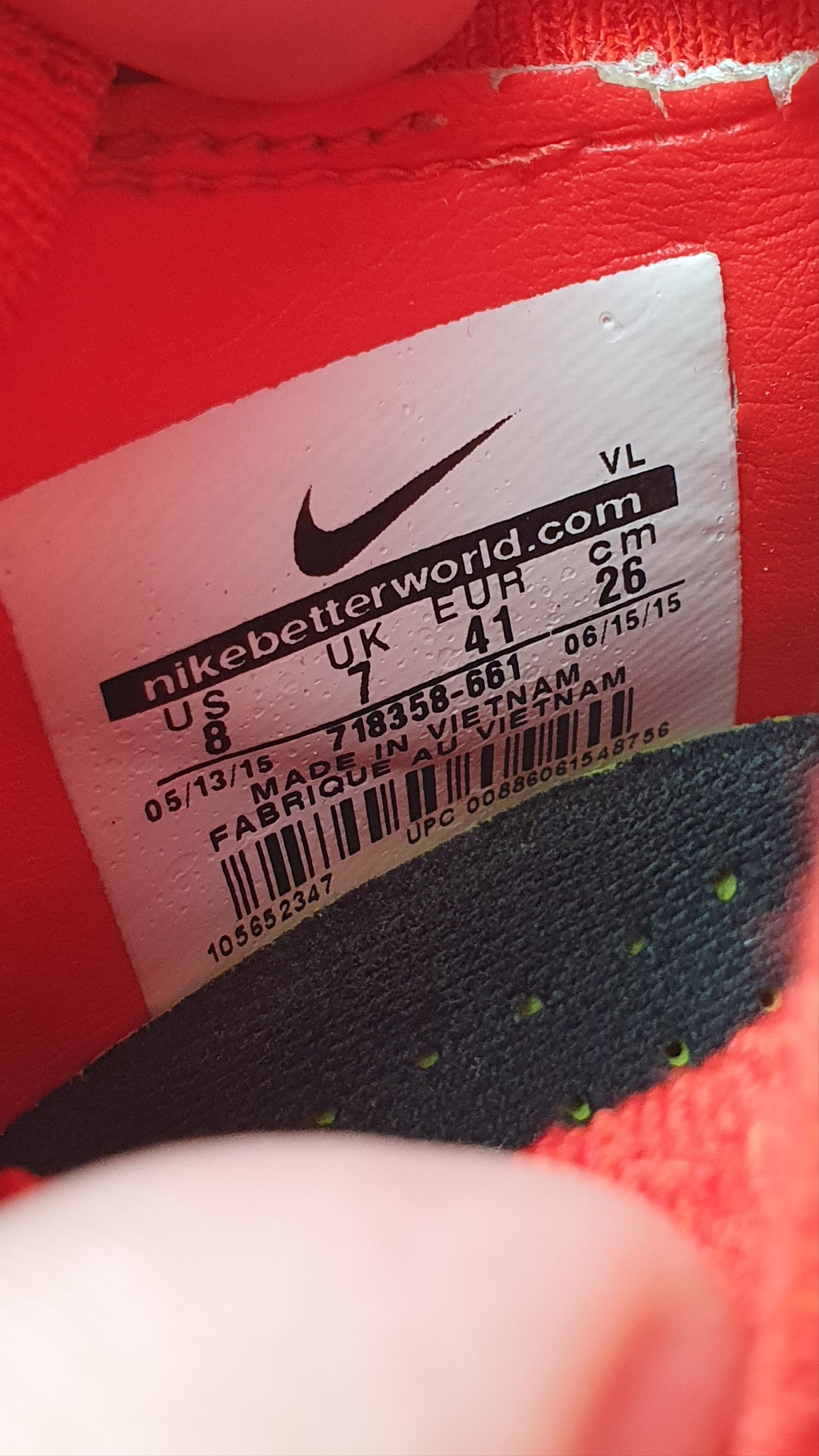 Nike Rare Vintage Football Caps Soccer Magistax Proximo718358 661 Size US 8 / EU 41 - 18 Thumbnail