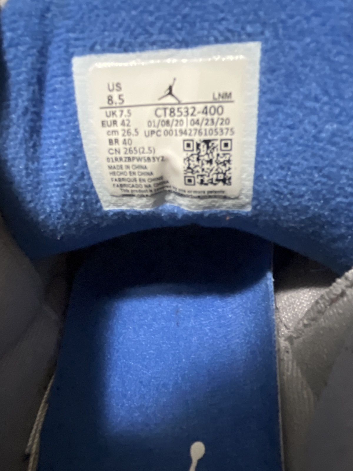 Jordan Brand Jordan 3 Varsity Royal Size US 8.5 / EU 41-42 - 6 Thumbnail