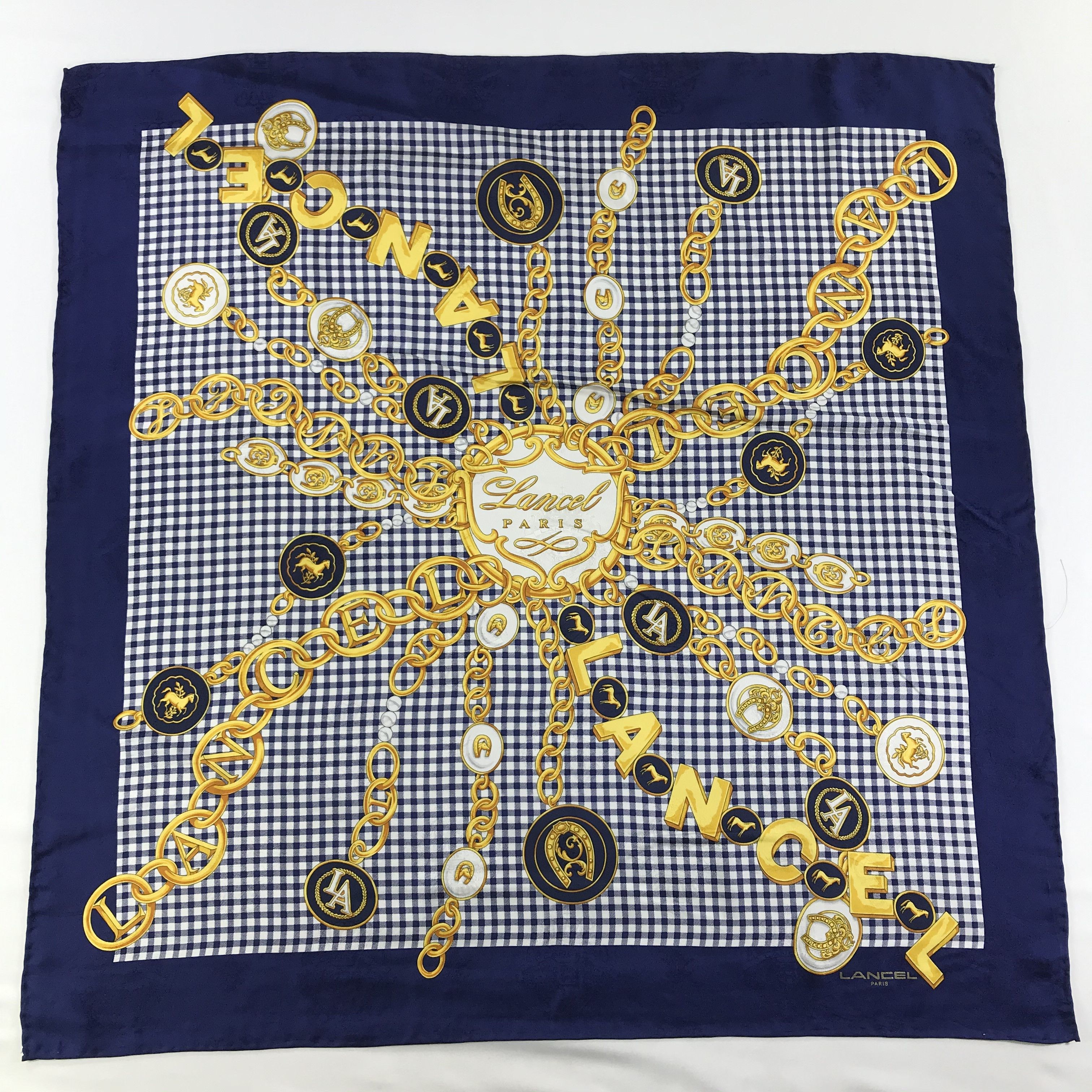 Lancel Vintage Lancel Silk Scarf Size ONE SIZE - 2 Thumbnail