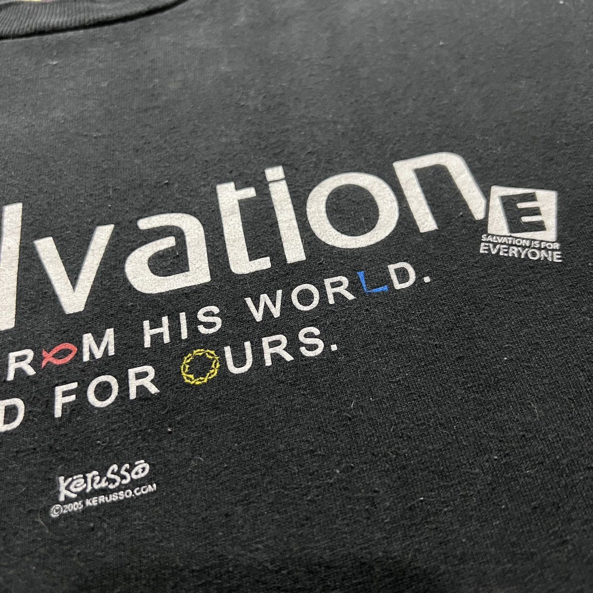 Playstation × Vintage Vintage Y2K Salvation Jesus God Holy Bible Parody Tee XL Size US XL / EU 56 / 4 - 3 Thumbnail