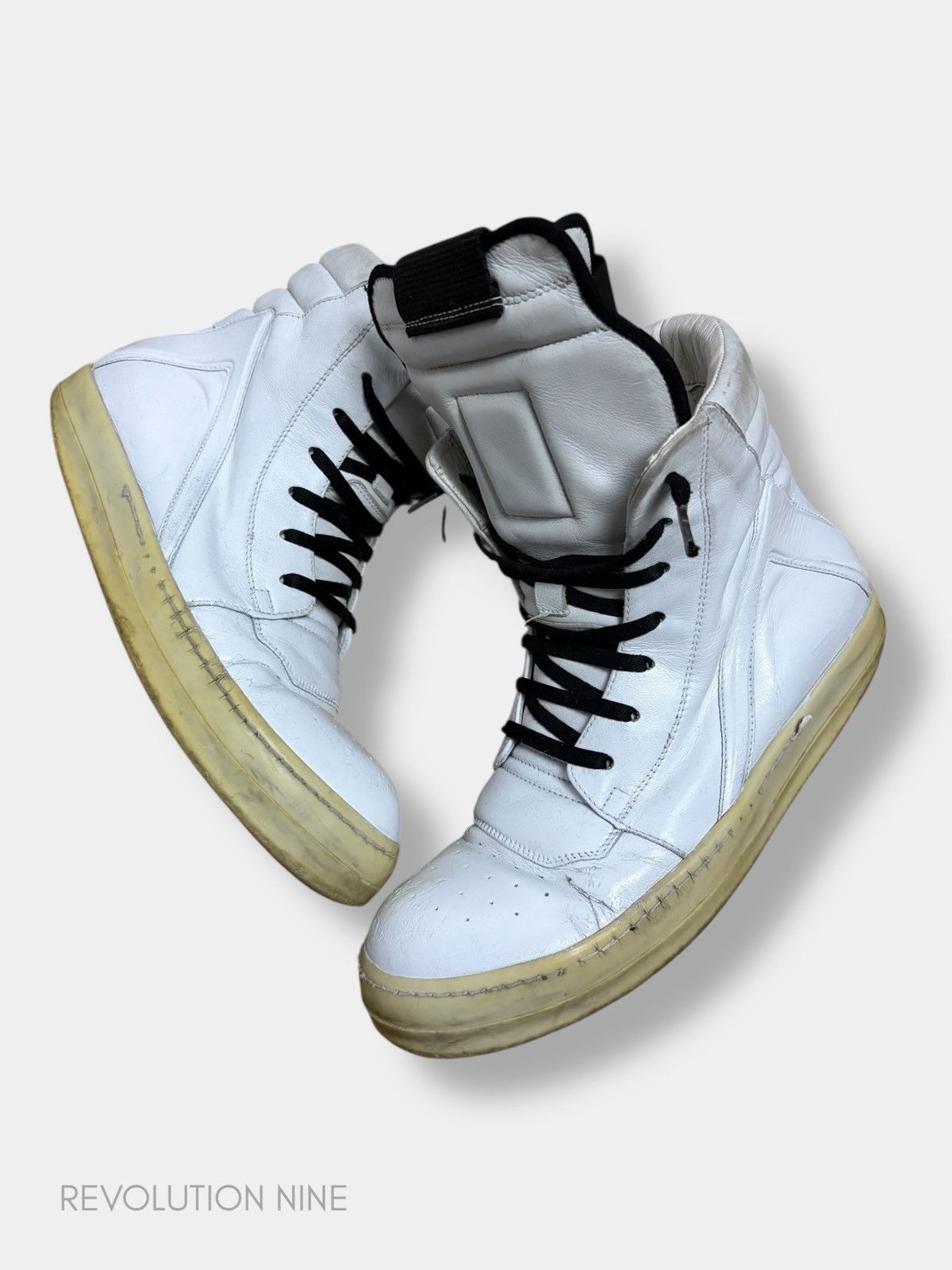 Rick Owens Rick Owens FW20 Performa White Rubber Taped Geobasket