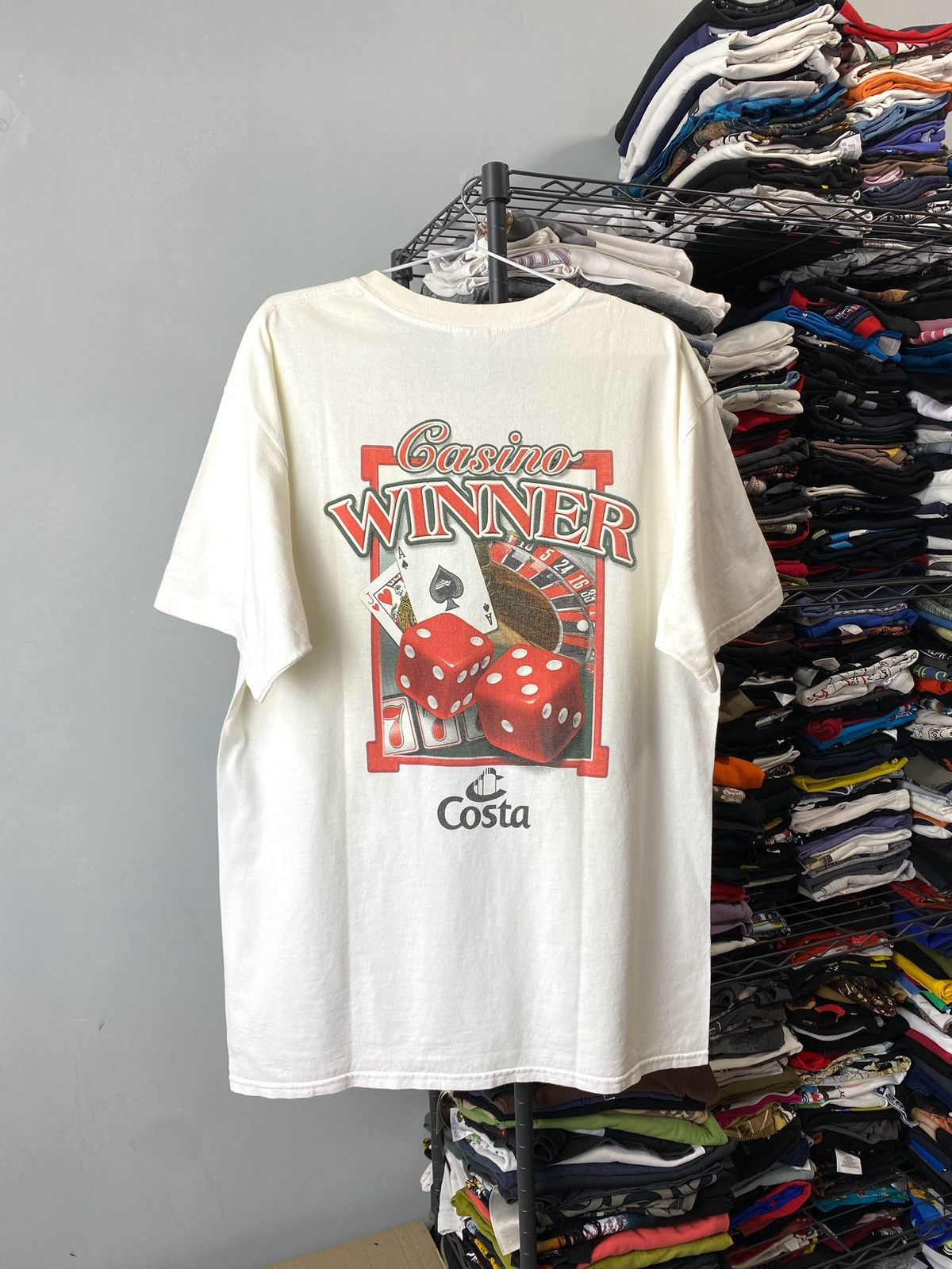 Band Tees Vintage 1990’s Winner Casino Ocean Players Club T Shirt Size US L / EU 52-54 / 3 - 1 Thumbnail