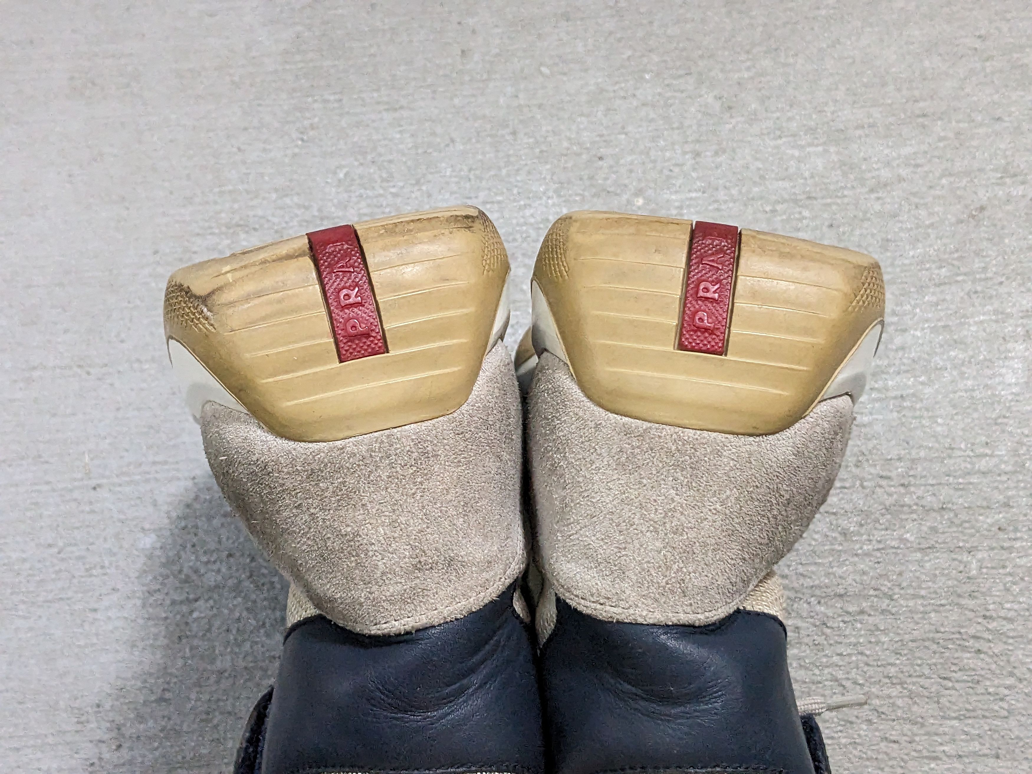 Prada Prada America's Cup Sneakers Navy Blue High 9.5 Leather Size US 9.5 / EU 42-43 - 16 Thumbnail