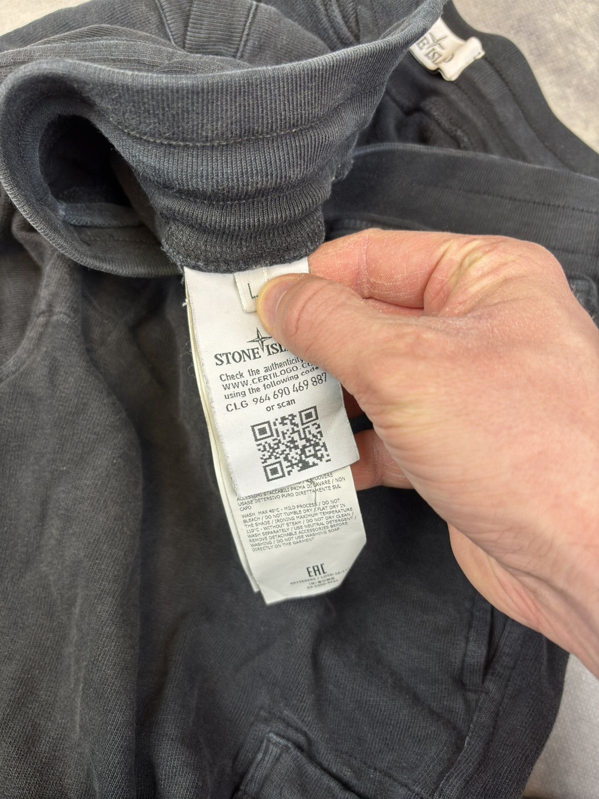 Designer × Stone Island Stone Island Cargo Sweatpants L Casual Sport Streetwear Drip Size US 34 / EU 50 - 6 Thumbnail