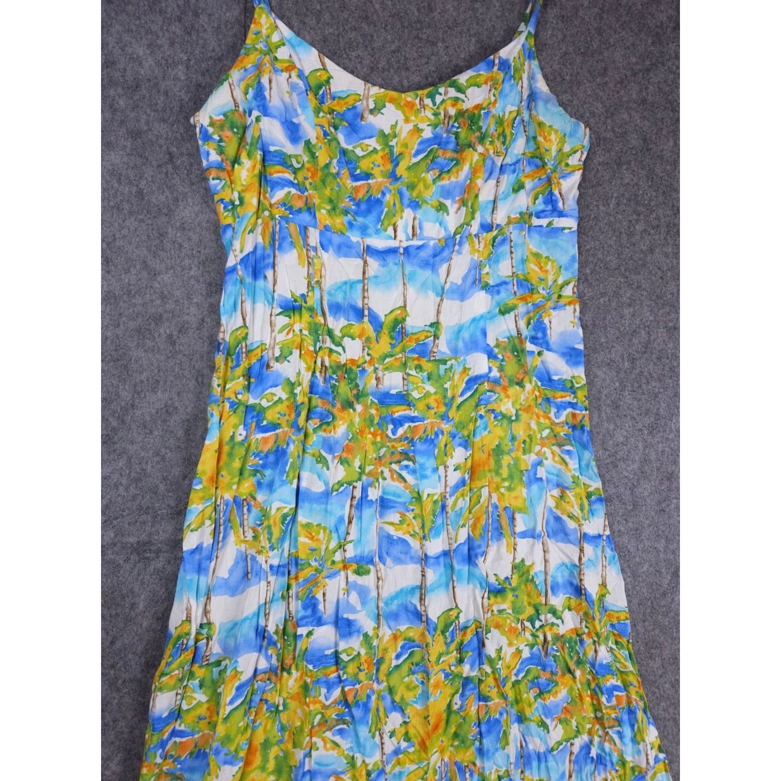 Jams World VINTAGE Jams World Dress Women's Small Long Floral Hawaiian Tropical Rayon Zip Sundress Women Women Small Long Floral Hawaiian Tropical Rayon Zip Size S / US 4 / IT 40 - 3 Thumbnail