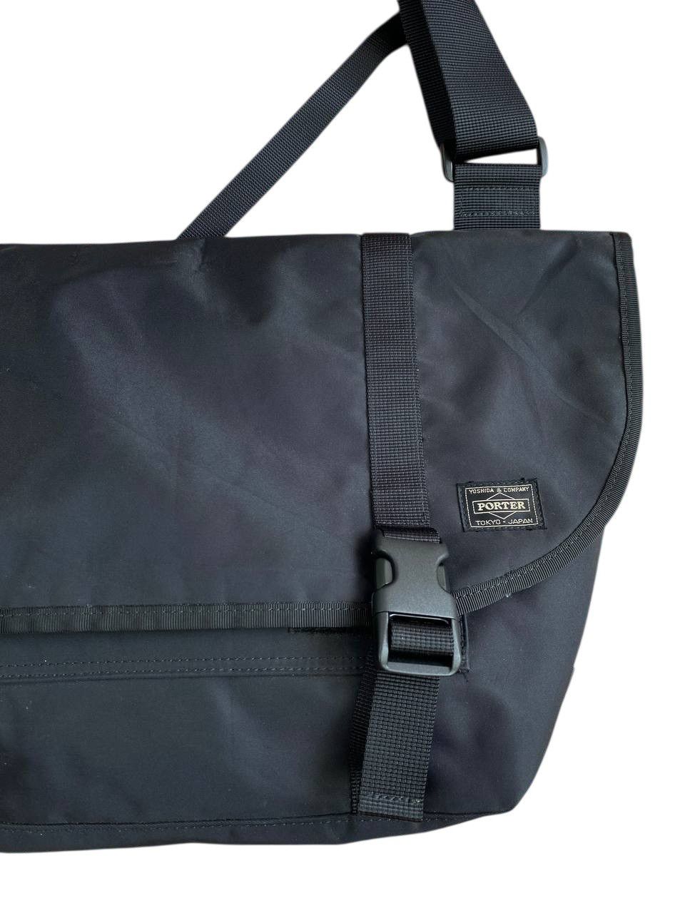 Porter Porter Yoshida Monochrome Messenger Black Canvas Bag Size ONE SIZE - 10 Thumbnail