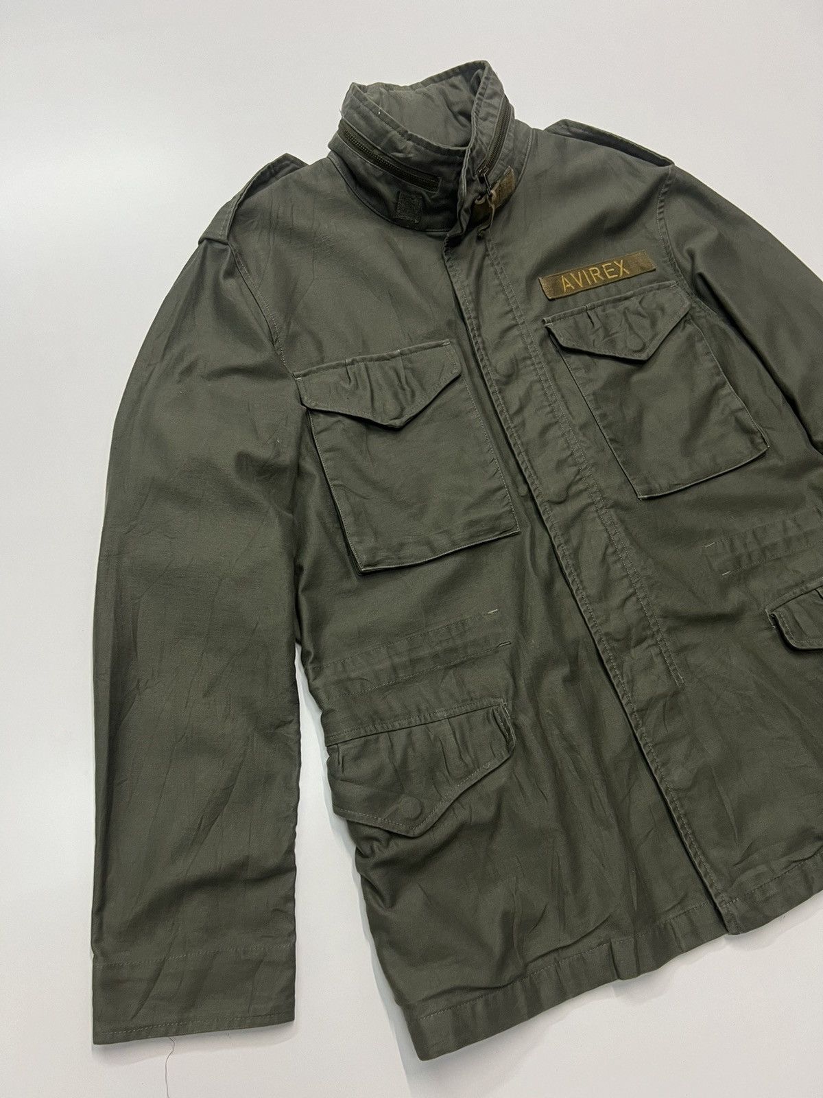 Avirex 🔥AVIREX MILITARY JACKET Size US L / EU 52-54 / 3 - 3 Thumbnail