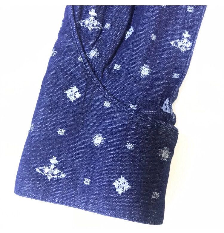 Vivienne Westwood Vivienne Westwood Planet embroidered denim shirt Size XS / US 0-2 / IT 36-38 - 4 Thumbnail