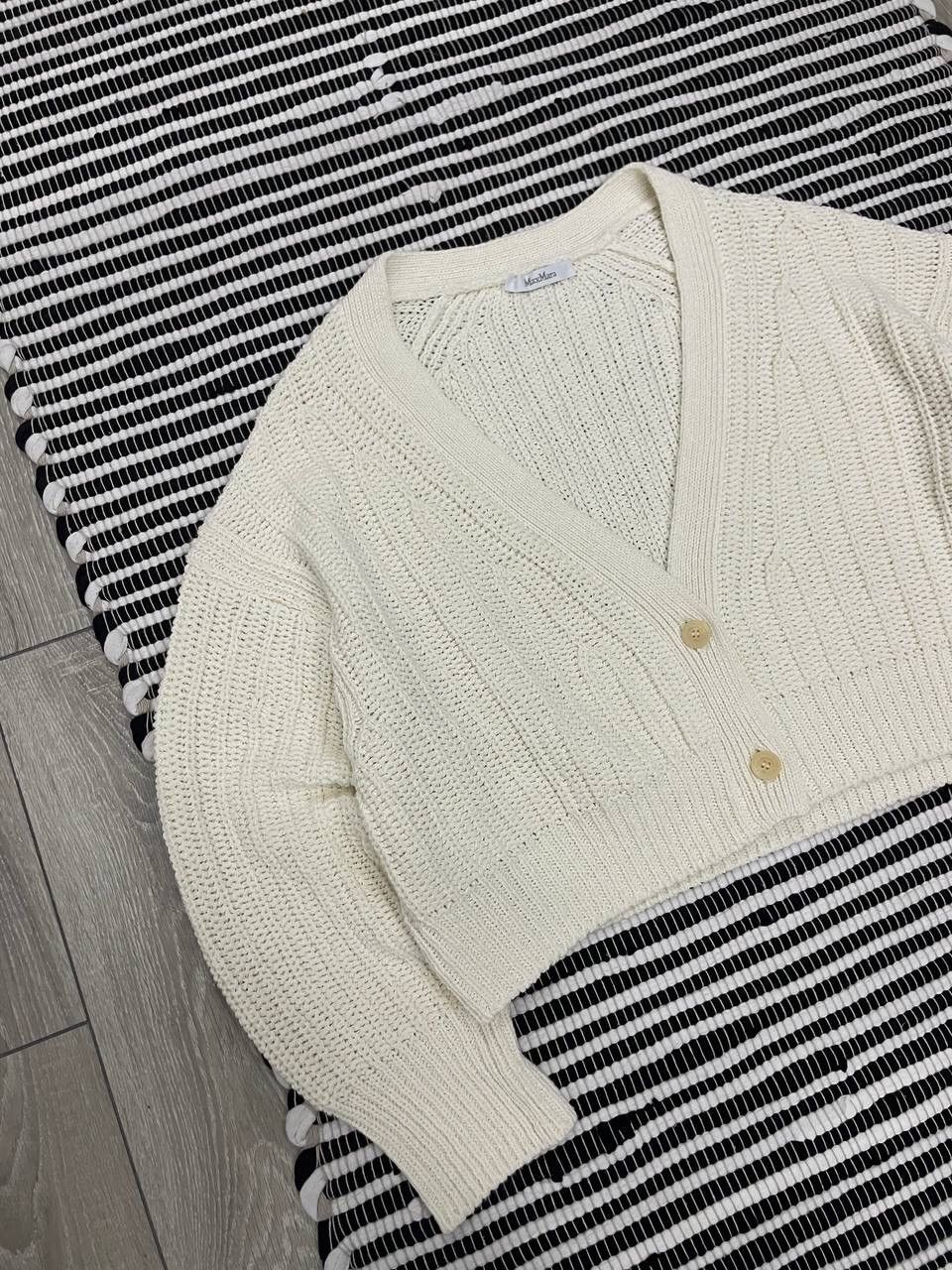 Japanese Brand × Max Mara Max Mara Knitted Cardigan Stelvio Y2K Size M / US 6-8 / IT 42-44 - 2 Thumbnail