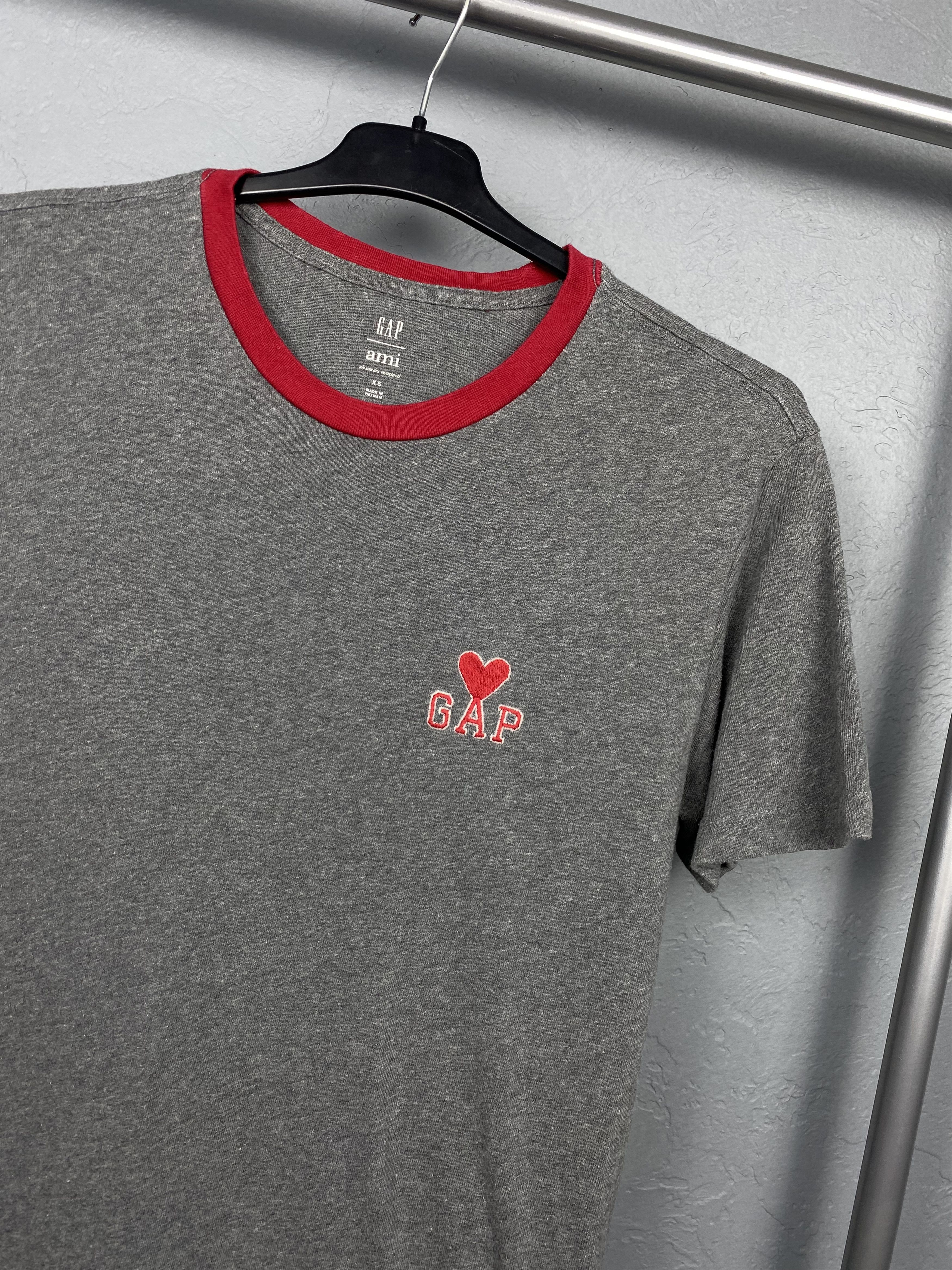 AMI Gap x AMI Alexandre Mattiussi Mens T-Shirt Tee Y2K Size US XS / EU 42 / 0 - 2 Thumbnail