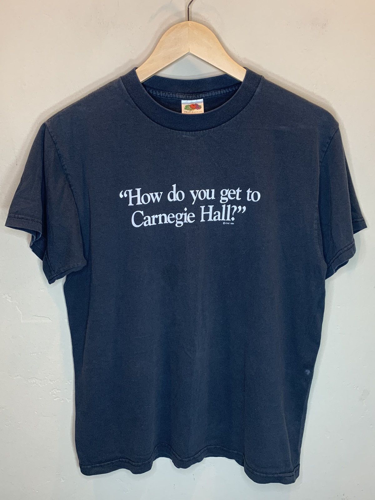 *RARE* Vintage 1991 “How Do You Get To Carnegie Hall?” Shirt