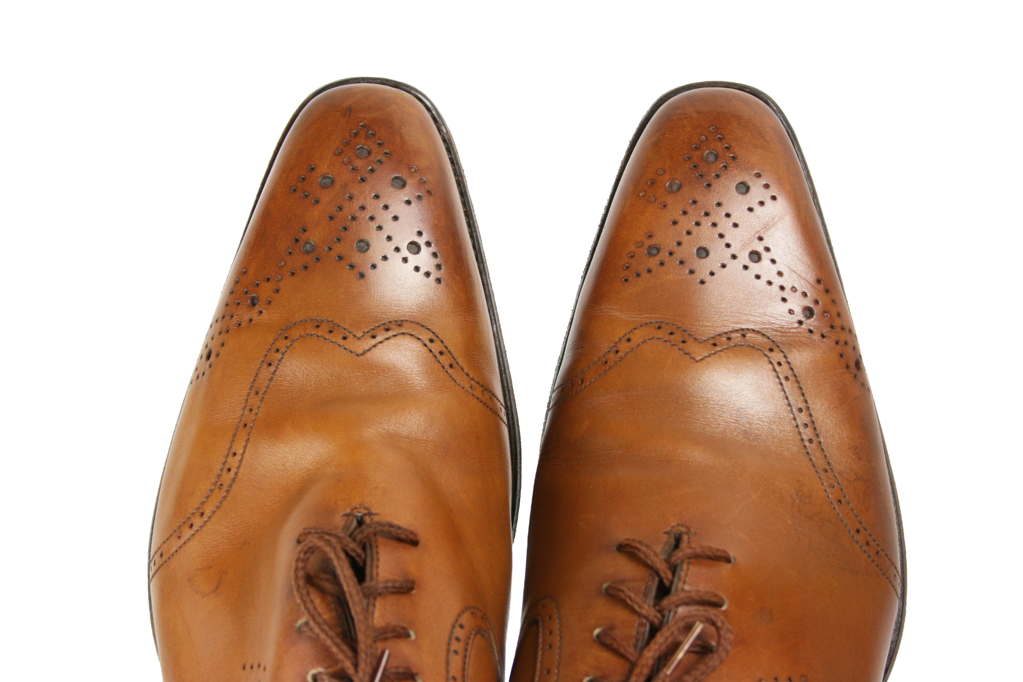 Carlos Santos Santiago Perforated Oxford Shoes Size US 12 / EU 45 - 8 Thumbnail