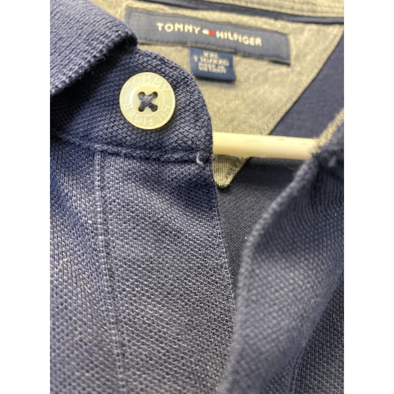 Tommy Hilfiger Tommy Hilfiger Polo Shirt Men's 2XL Short Sleeve Logo Navy Blue Casual Activewear Size US XXL / EU 58 / 5 - 4 Thumbnail