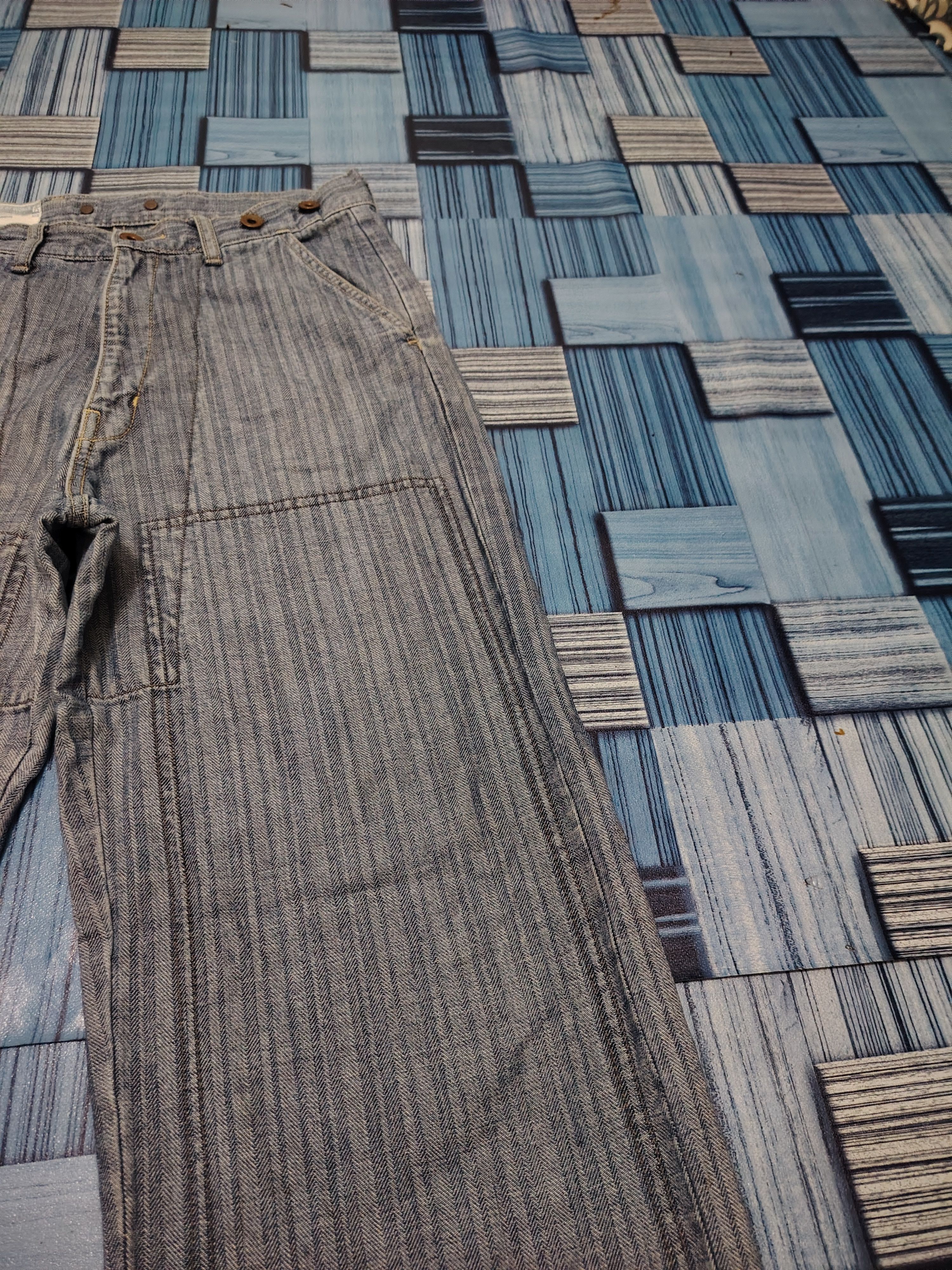 Japanese Brand Japanese Made Of Works Ciaopani-c Distressed Worker pants Size US 30 / EU 46 - 4 Thumbnail