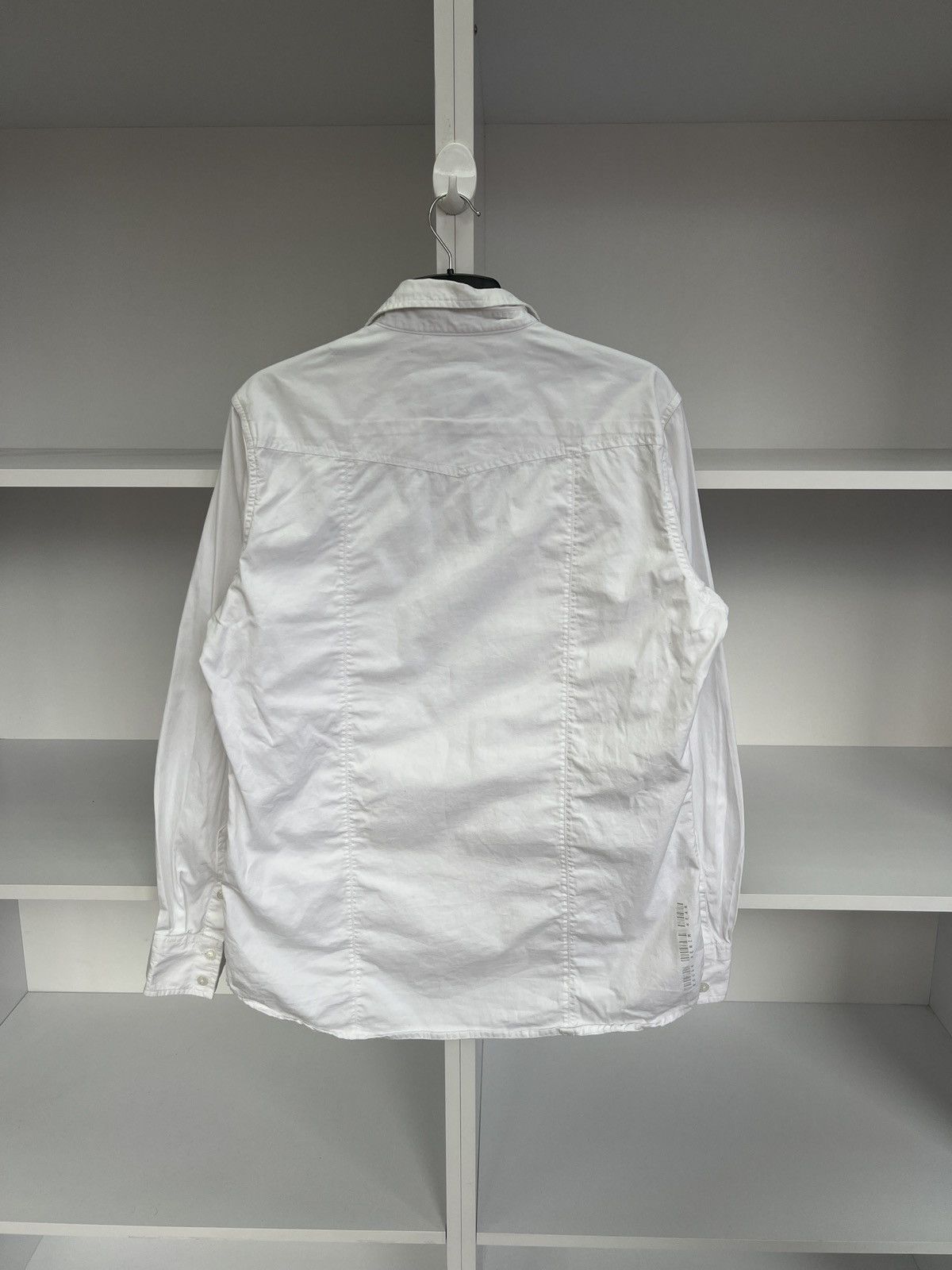 Casablanca × Designer × Vintage Vintage CasaBlanca Denim White Button Up Shirt Size US M / EU 48-50 / 2 - 10 Thumbnail