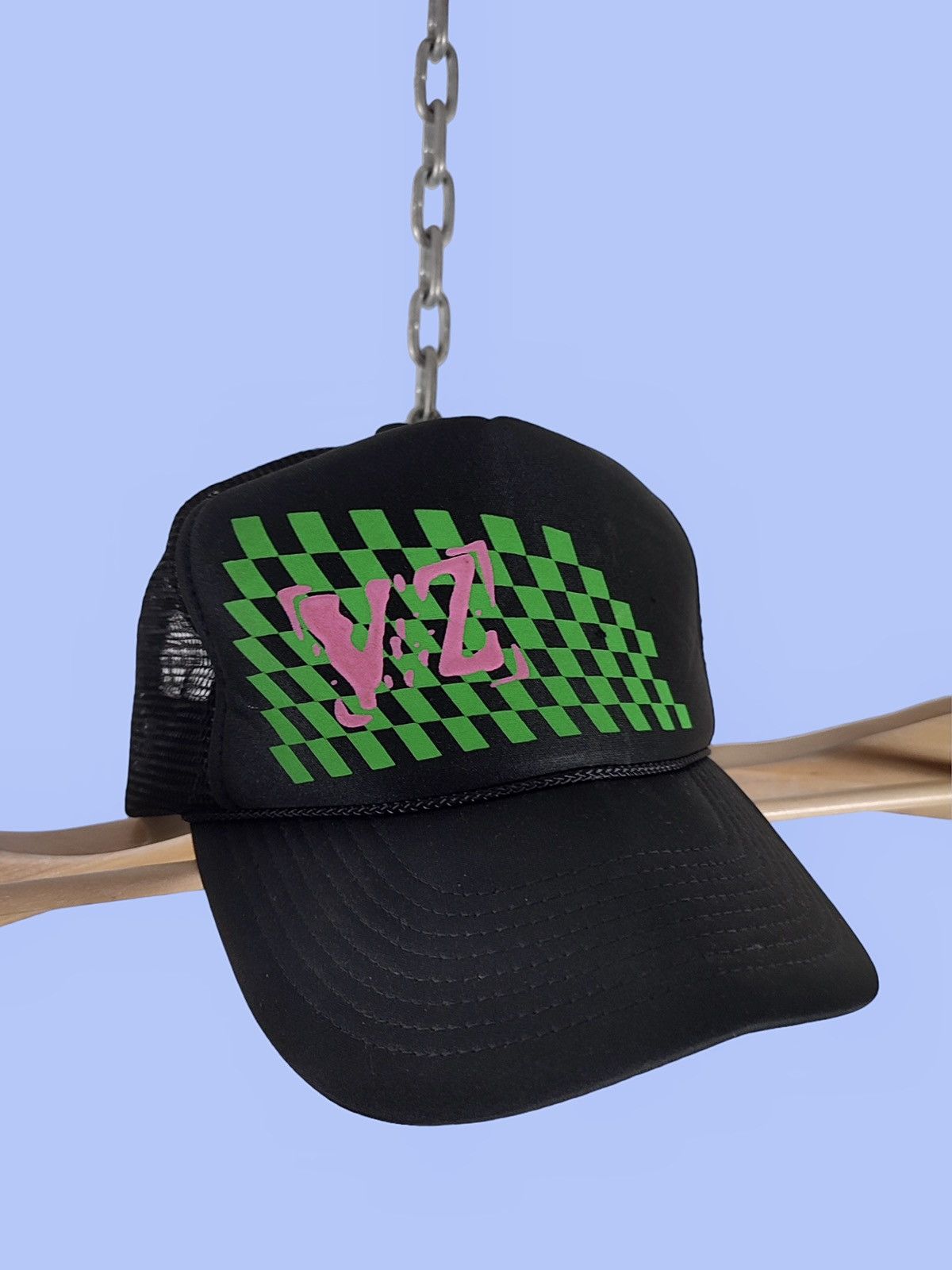 Vintage 80s Vintage Racing Trucker Cap Size ONE SIZE - 2 Thumbnail
