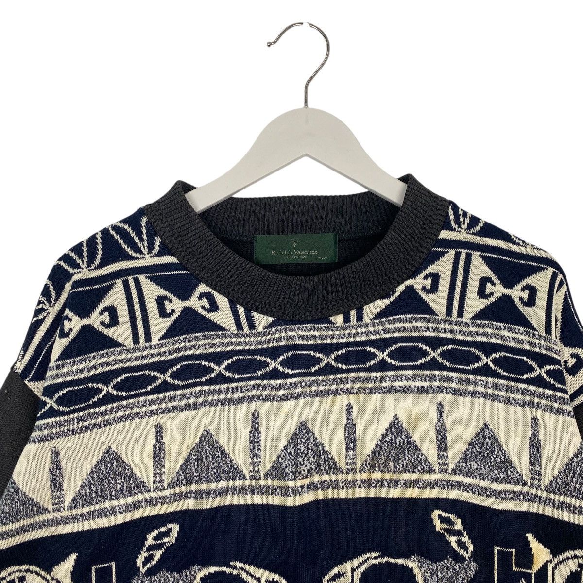 Vintage Vintage Valentino Rudolph Sweatshirt Black/White Size L Size US L / EU 52-54 / 3 - 4 Thumbnail