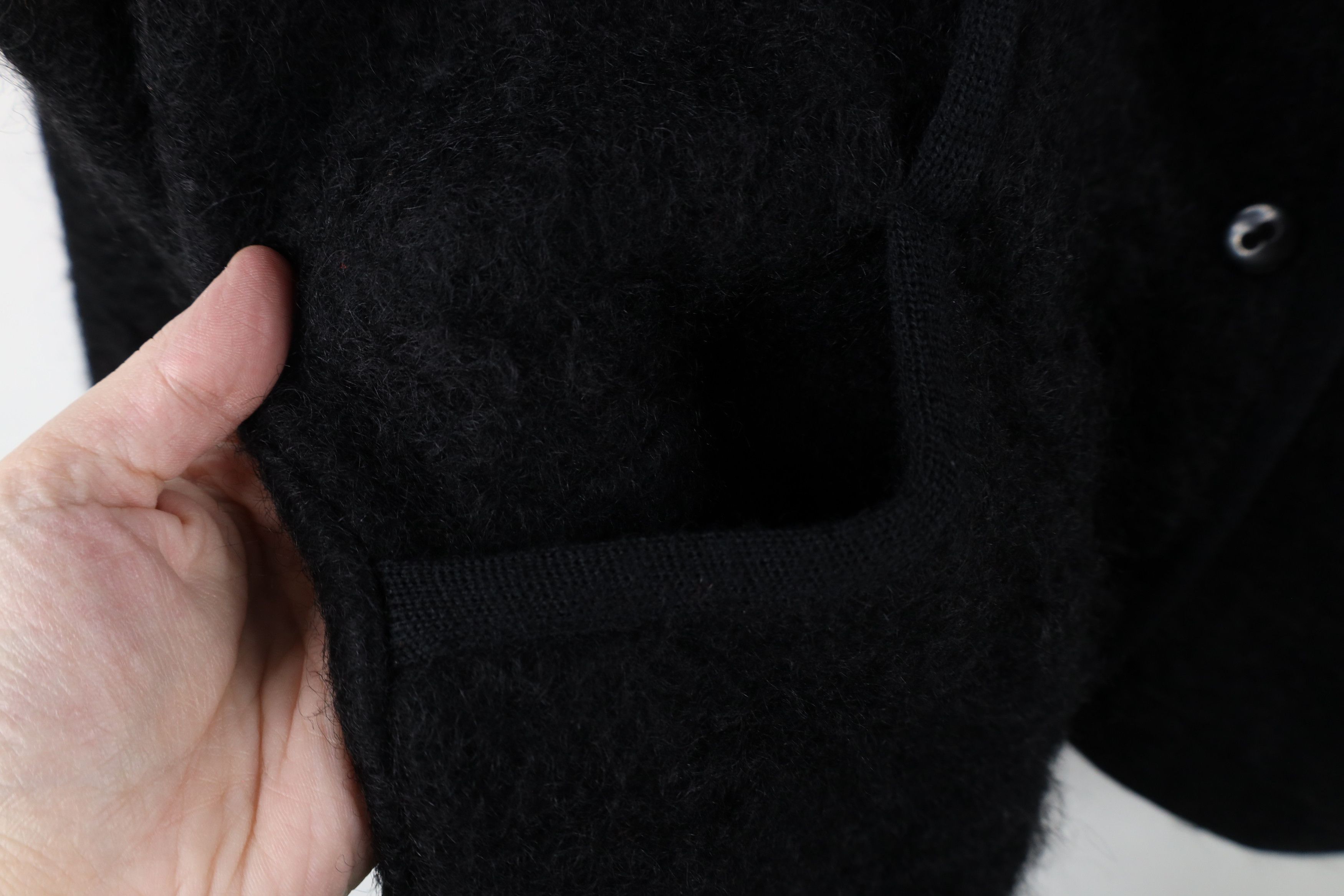 Vintage Vintage 90s Streetwear Wool Shag Cardigan Sweater Jacket Size M / US 6-8 / IT 42-44 - 6 Thumbnail