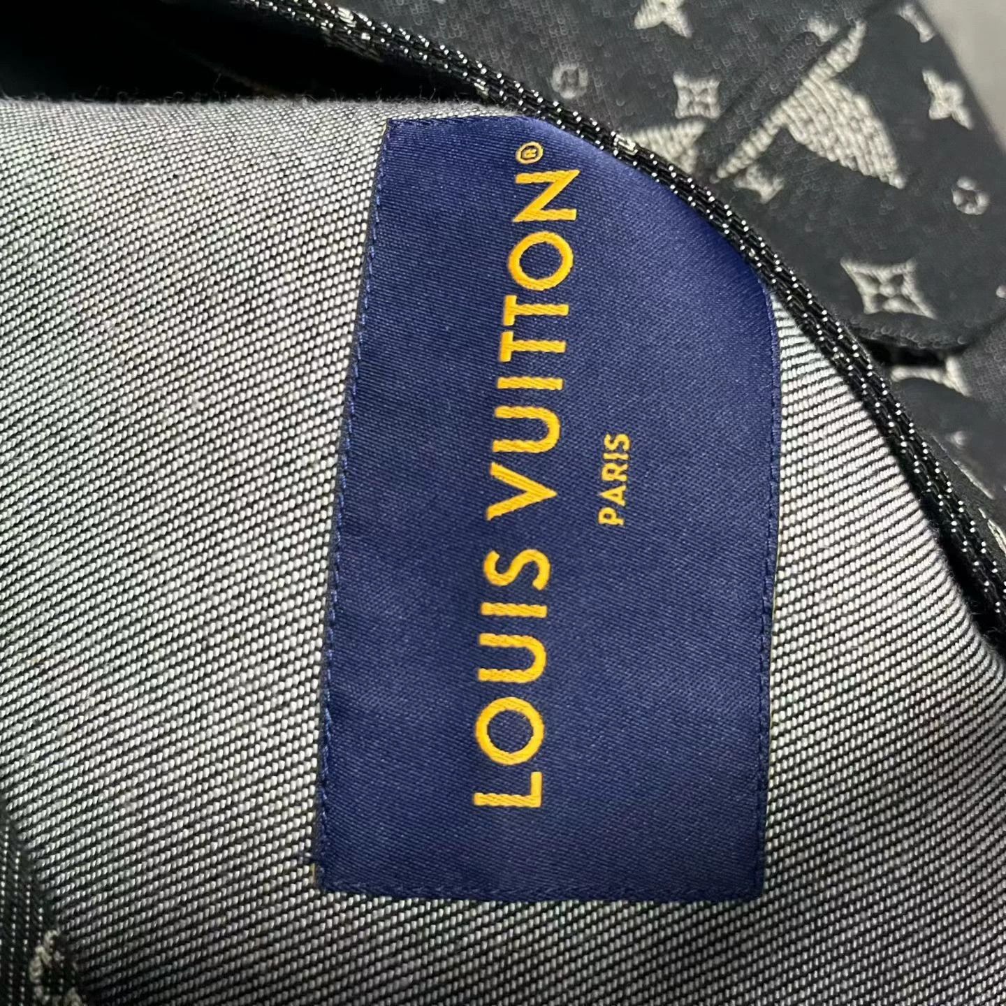 Louis Vuitton black star logo button-up jacket Size US XXL / EU 58 / 5 - 2 Thumbnail
