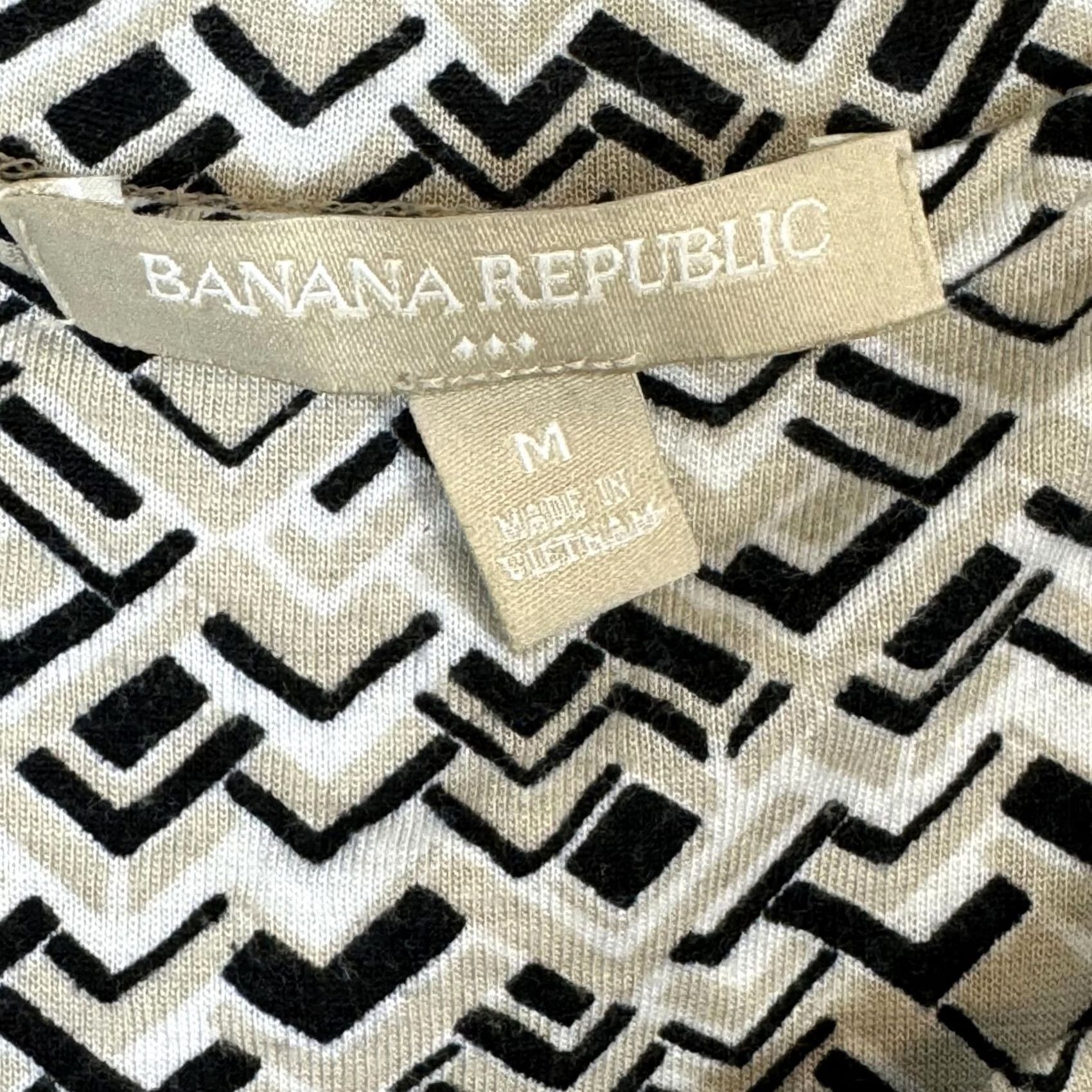 Banana Republic Banana Republic Women's Tan Sleeveless Mini Dress Geometric Size M – Exc W Size M / US 6-8 / IT 42-44 - 5 Thumbnail