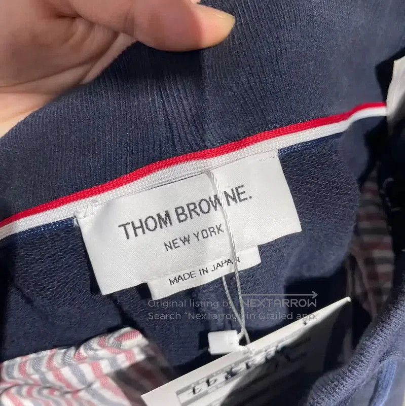 Thom Browne Thom Browne Blue Cotton Casual Pants . Size US 30 / EU 46 - 5 Thumbnail