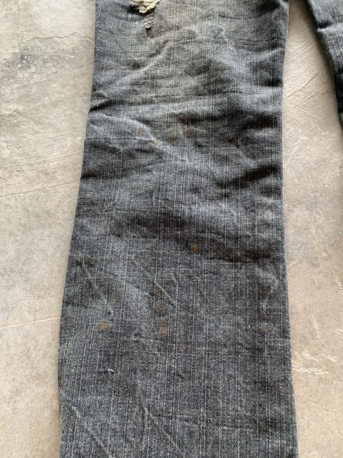 20471120 × Designer × Japanese Brand flare i6w9 lgb inspired jeans distressed japanese style Size 30" / US 8 / IT 44 - 22 Thumbnail