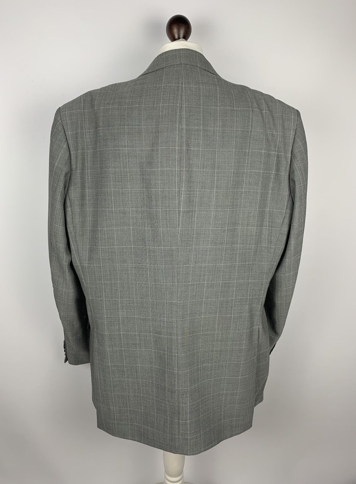 Burberry × Vintage Burberry London Bennet-S Blazer High Twist Men’s Size 56 90s Size 46R - 6 Thumbnail