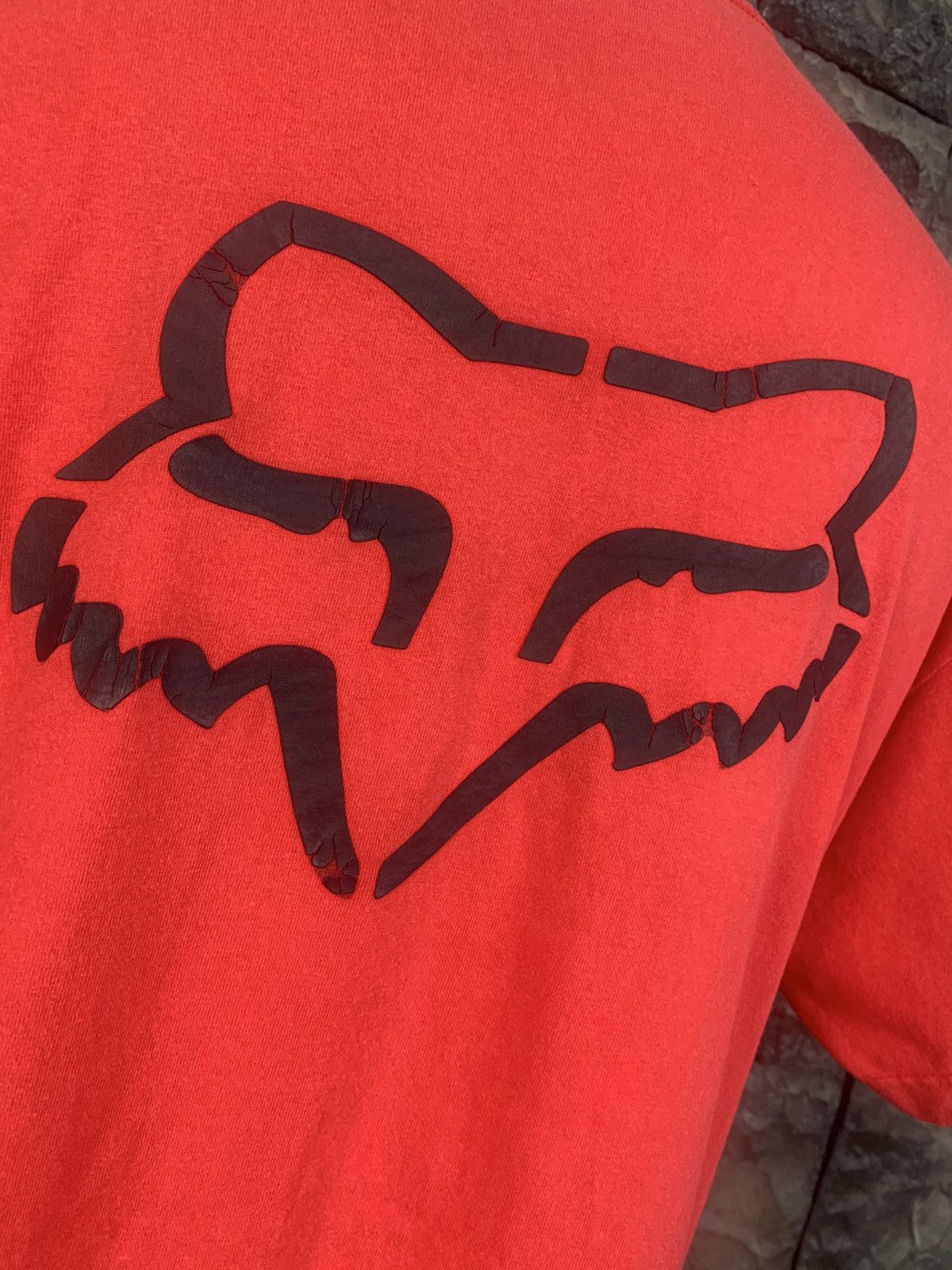 Fox Racing × Vintage Vintage 90s Fox Racing T Shirt Size US L / EU 52-54 / 3 - 2 Thumbnail