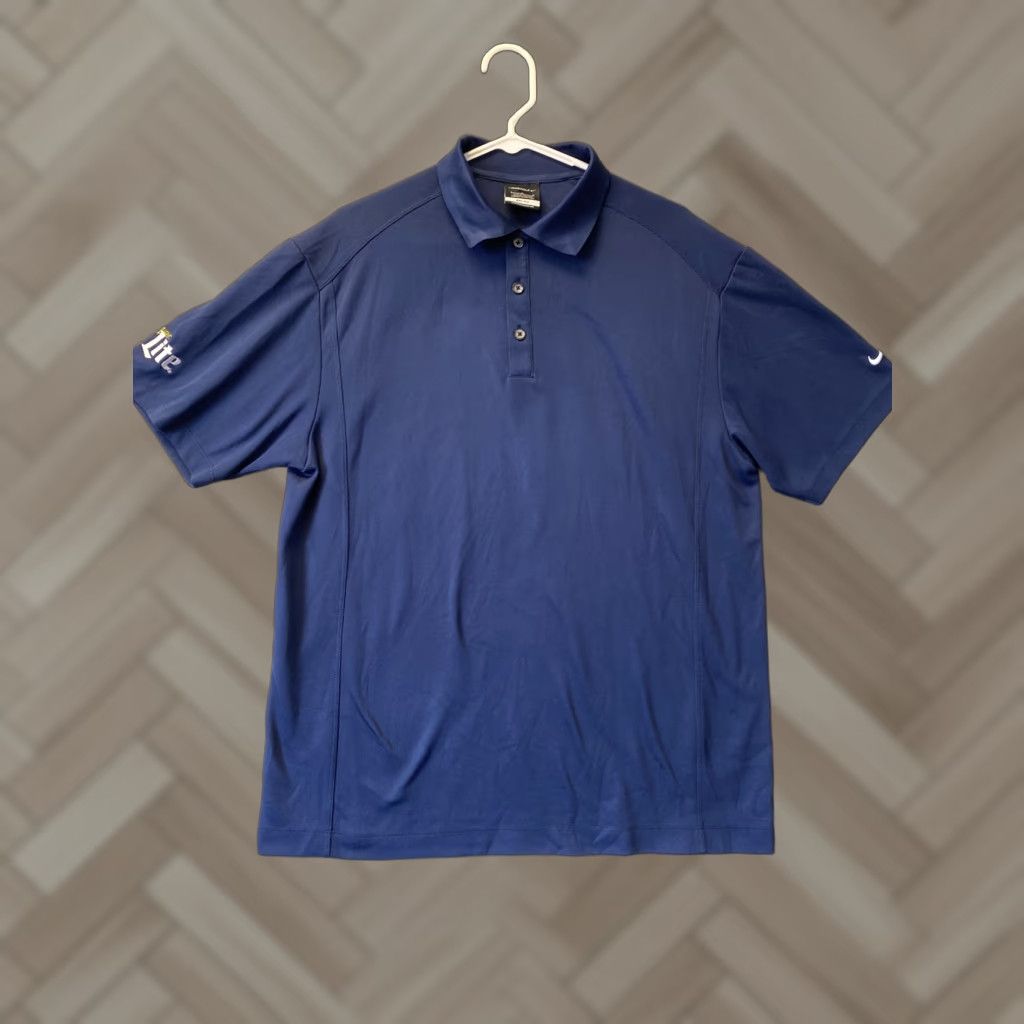 Nike Nike Golf Polo Shirt Mens L Navy Swoosh Drifit Casual Outdoor /40-72 Size US L / EU 52-54 / 3 - 1 Thumbnail