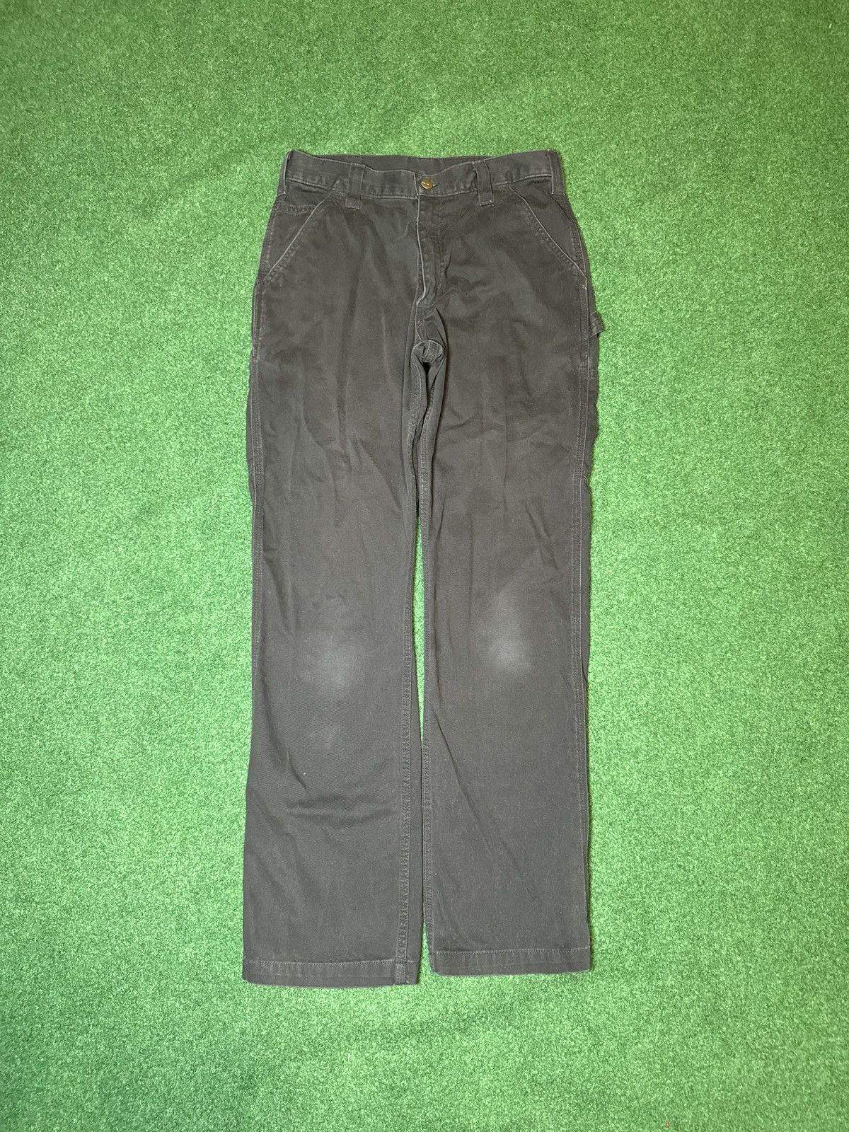 Carhartt Carhartt Carpenter Black 32x34 Straight Leg Cotton Pants Size US 32 / EU 48 - 3 Thumbnail