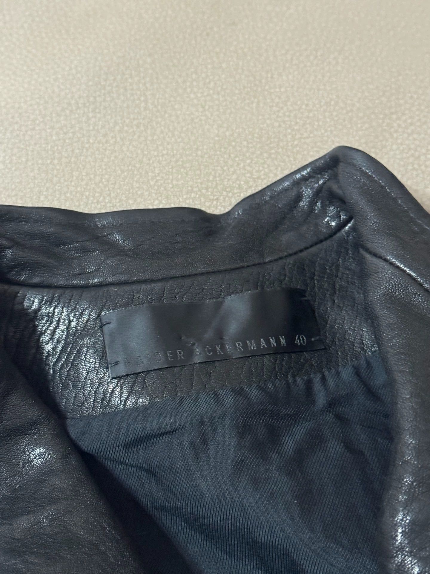 Haider Ackermann Haider Ackermann men's and women's vest/leather jacket. Size US XS / EU 42 / 0 - 5 Thumbnail