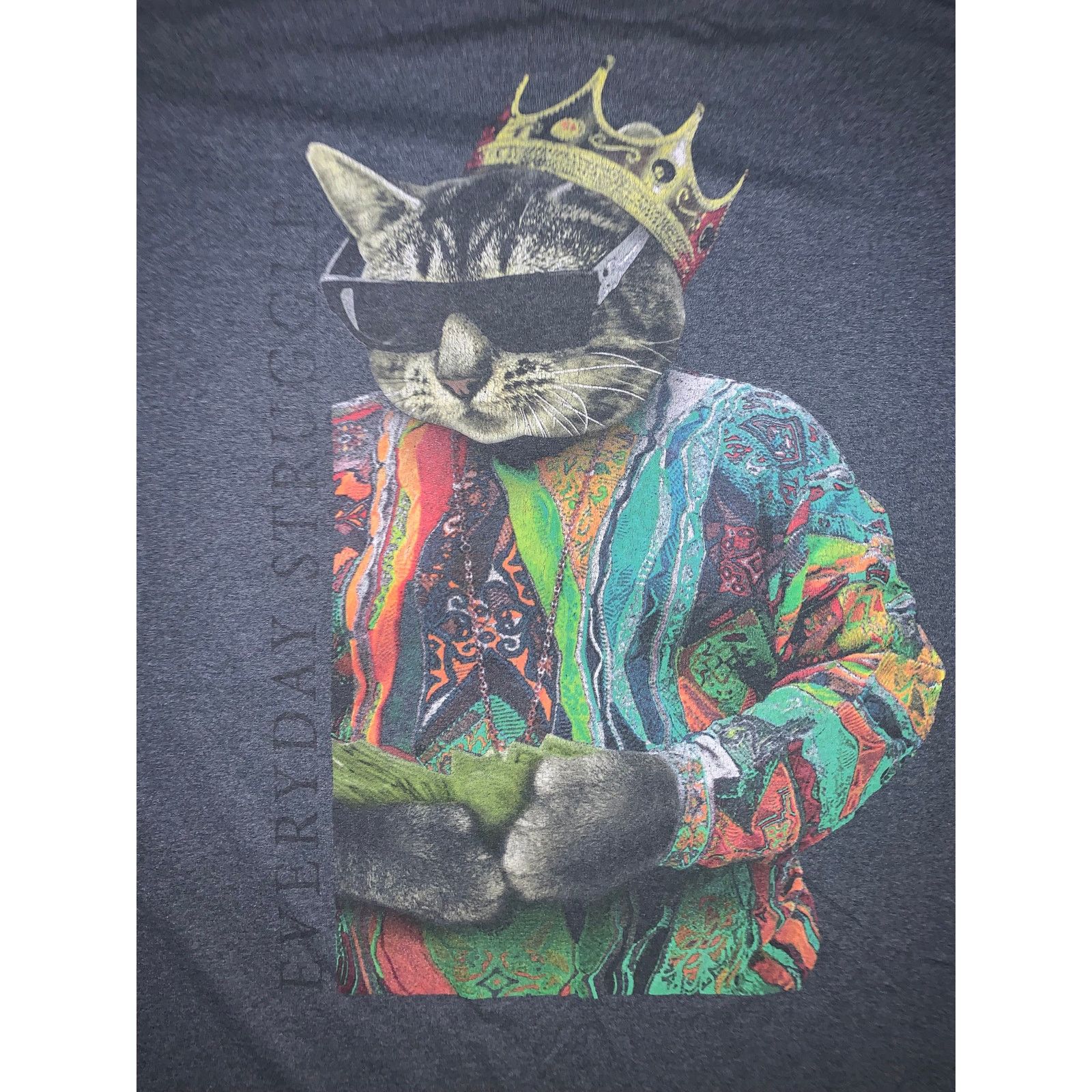 Other × Rap Tees Biggie Cat Graphic T Shirt 2XL Everyday Struggle Rap Tee Size US XXL / EU 58 / 5 - 1 Thumbnail