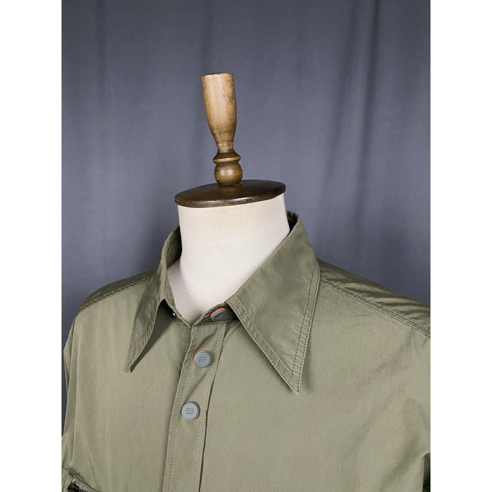 Dolce & Gabbana MINT! Dolce&Gabbana Green Khaki Multipocket Army Military Sh Size US L / EU 52-54 / 3 - 6 Thumbnail